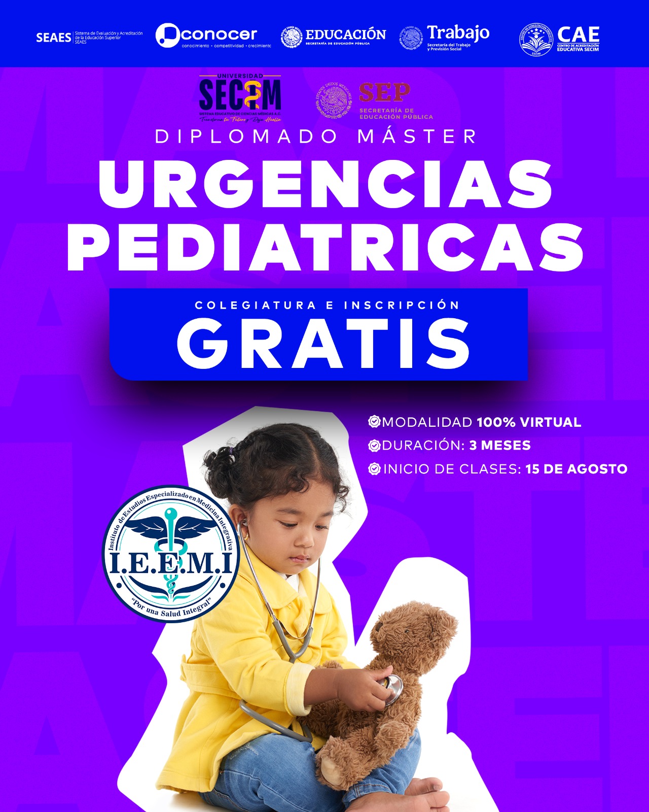Instituto de Estudios Especializados en Medicina Integrativa Facebook ad: Inscríbete