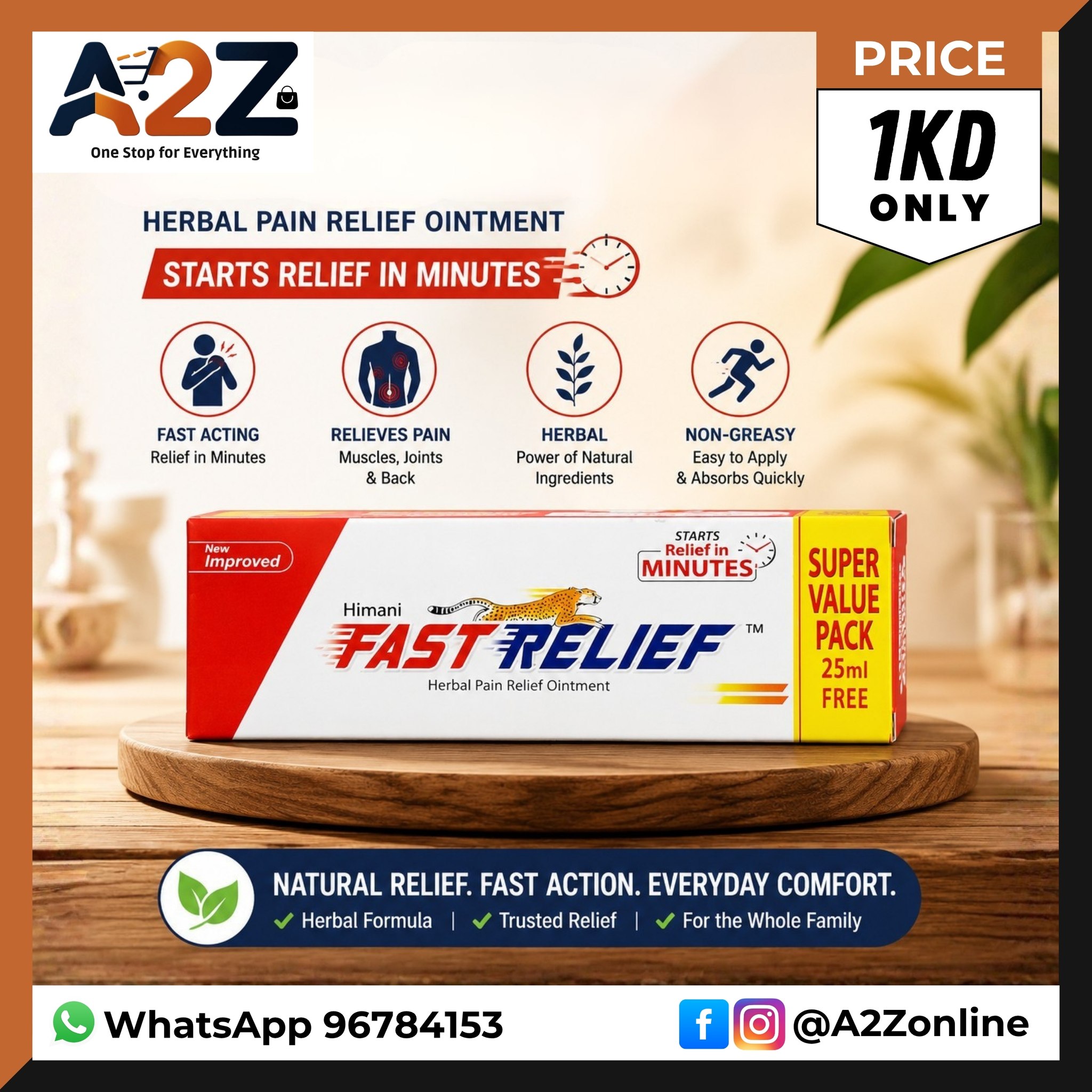 A2Z Online Facebook ad