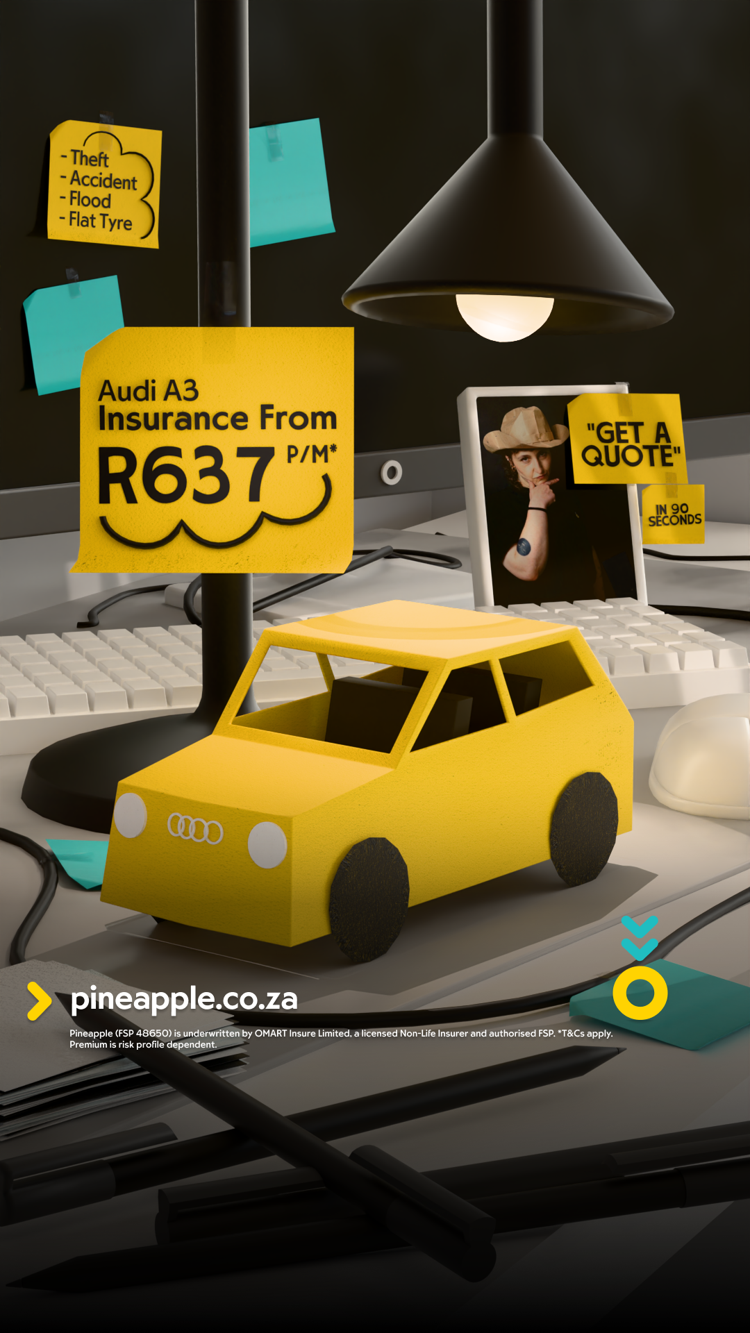 Pineapple Facebook ad