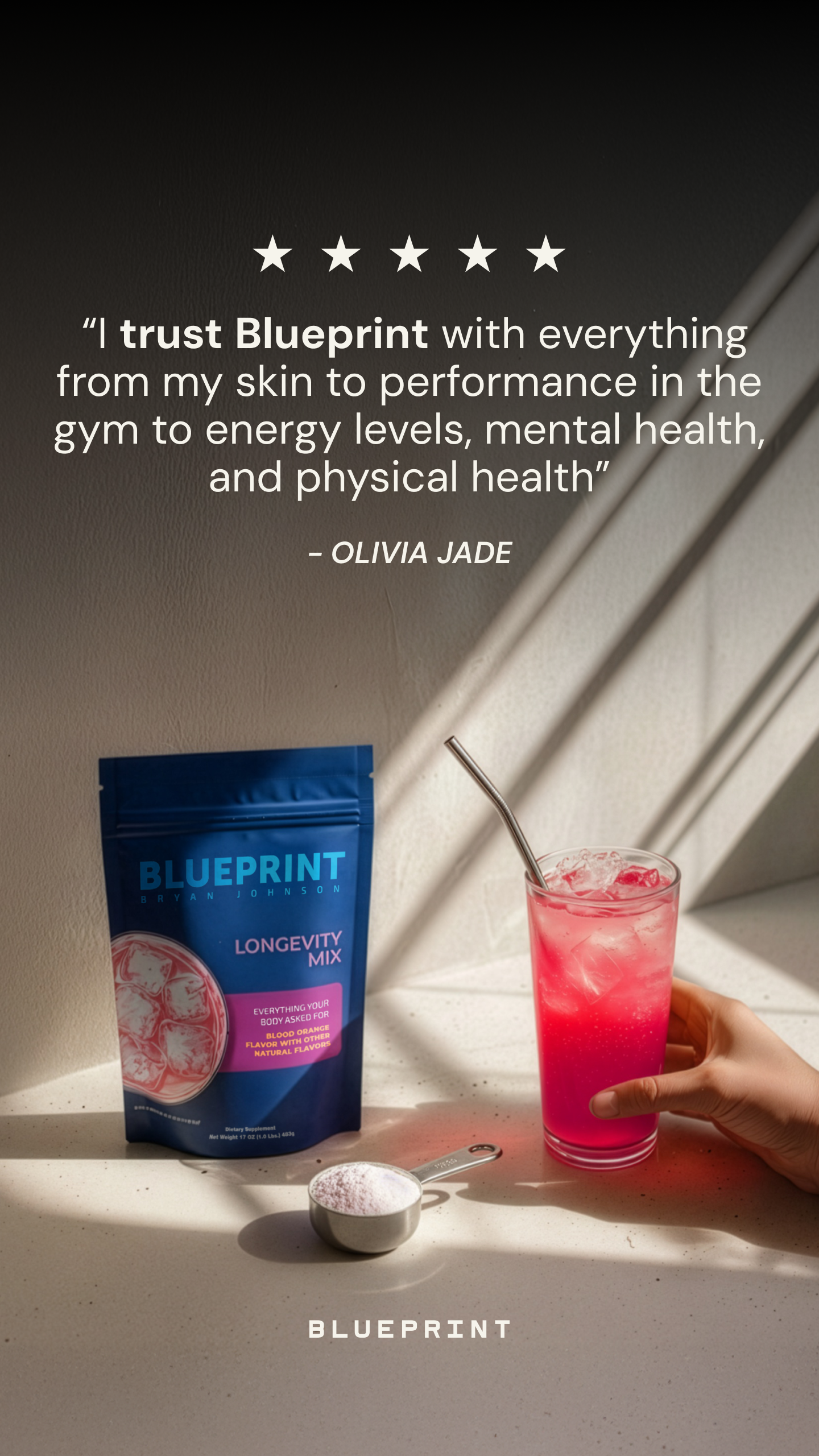Blueprint Longevity Facebook ad