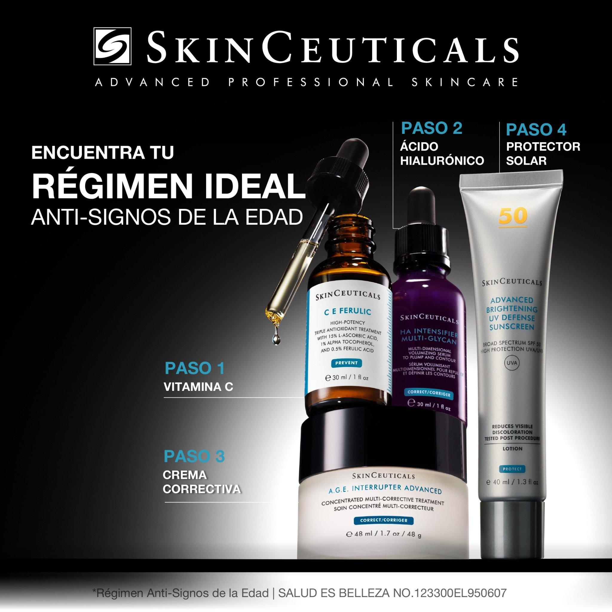 SkinCeuticals Facebook ad: Ciencia con resultados