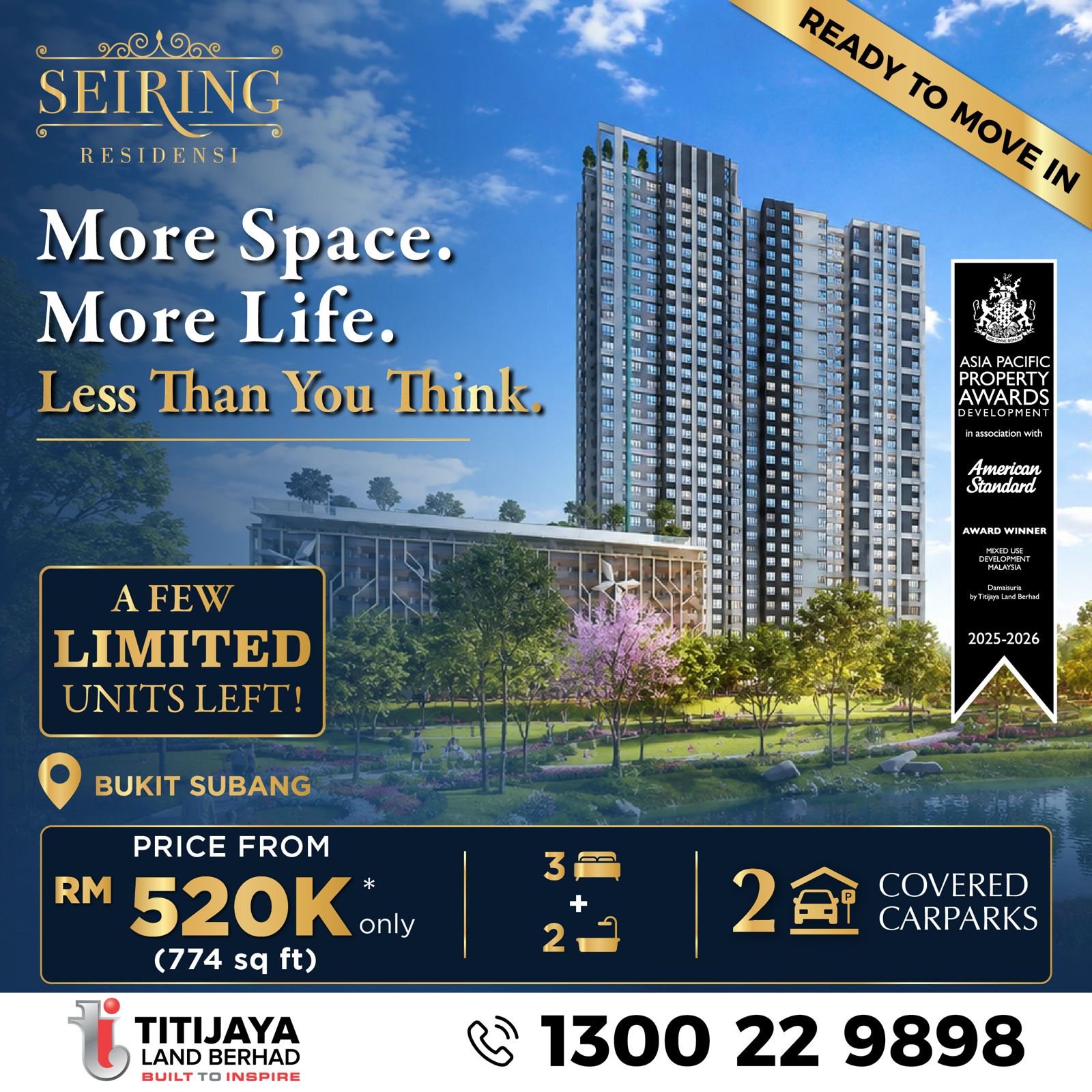 Titijaya Land Berhad Facebook ad