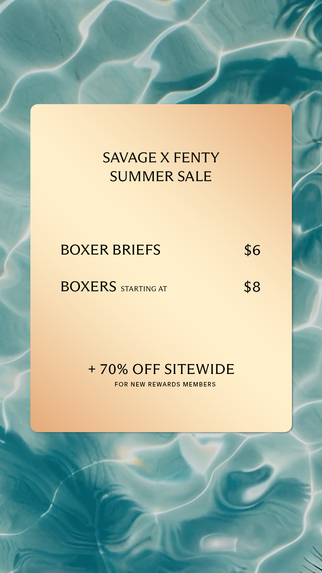 Savage X Fenty Facebook ad