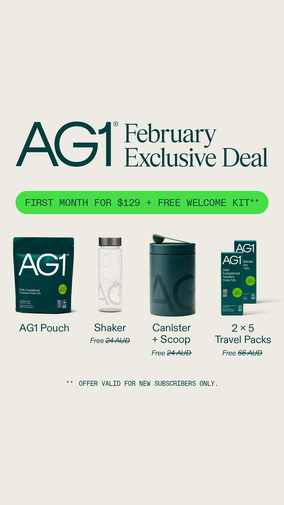 AG1 by Athletic Greens Facebook ad