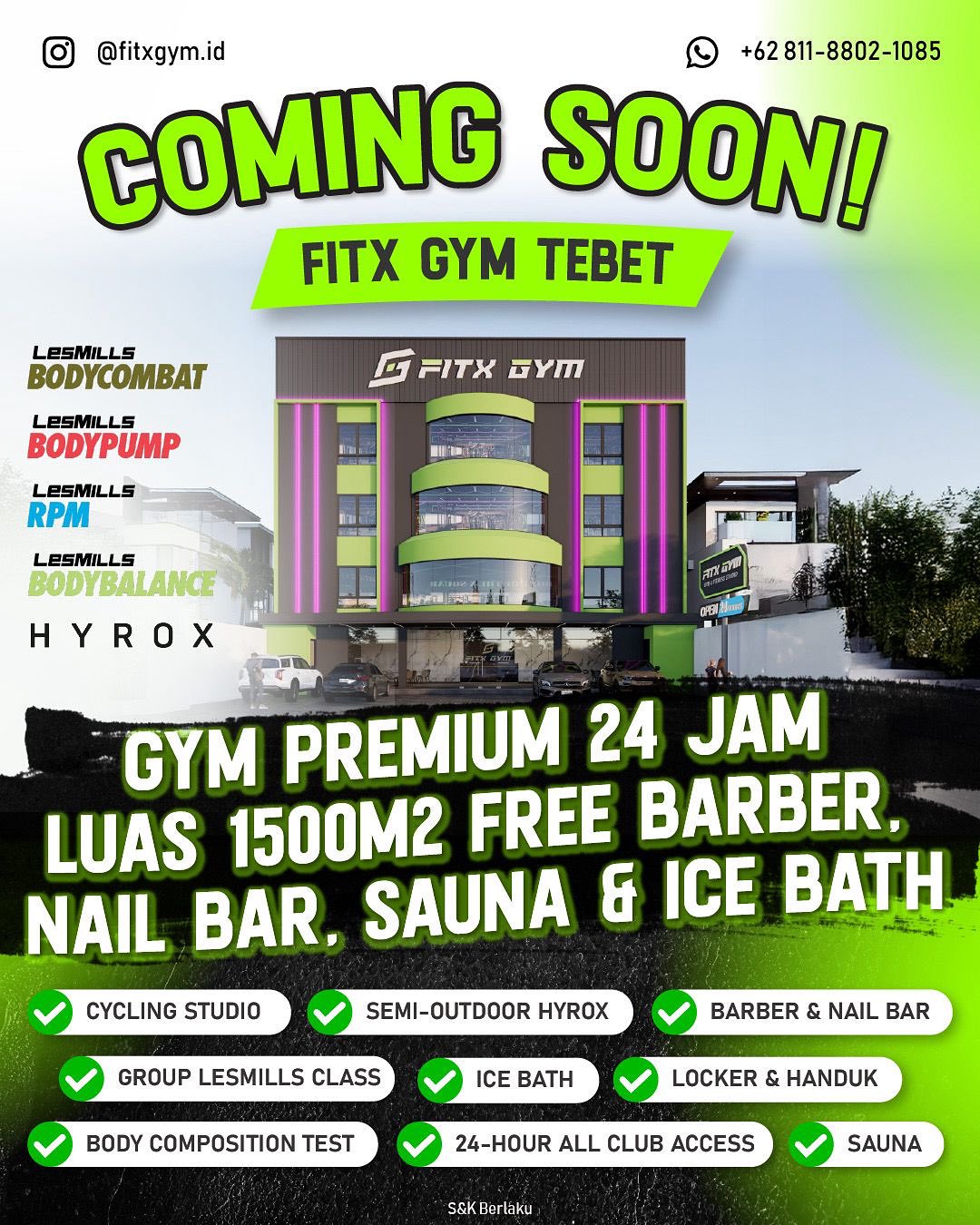 FITX GYM  Facebook ad