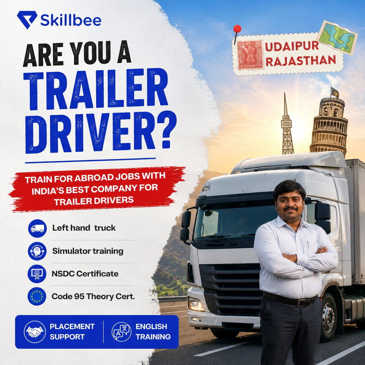 Skillbee International - Abroad Jobs Facebook ad