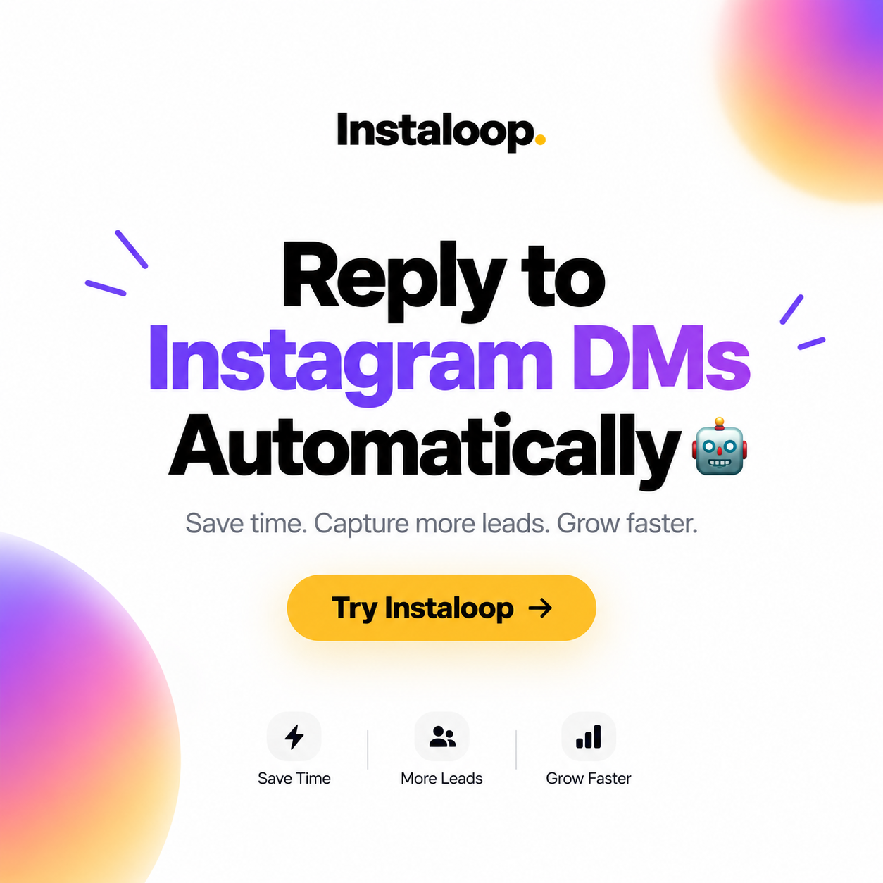 Jarvis Technology Facebook ad: Automate Your Instagram DMs