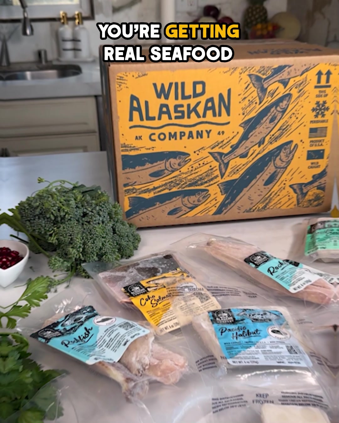 Wild Alaskan Company Facebook ad: $25 Off When You Order Today