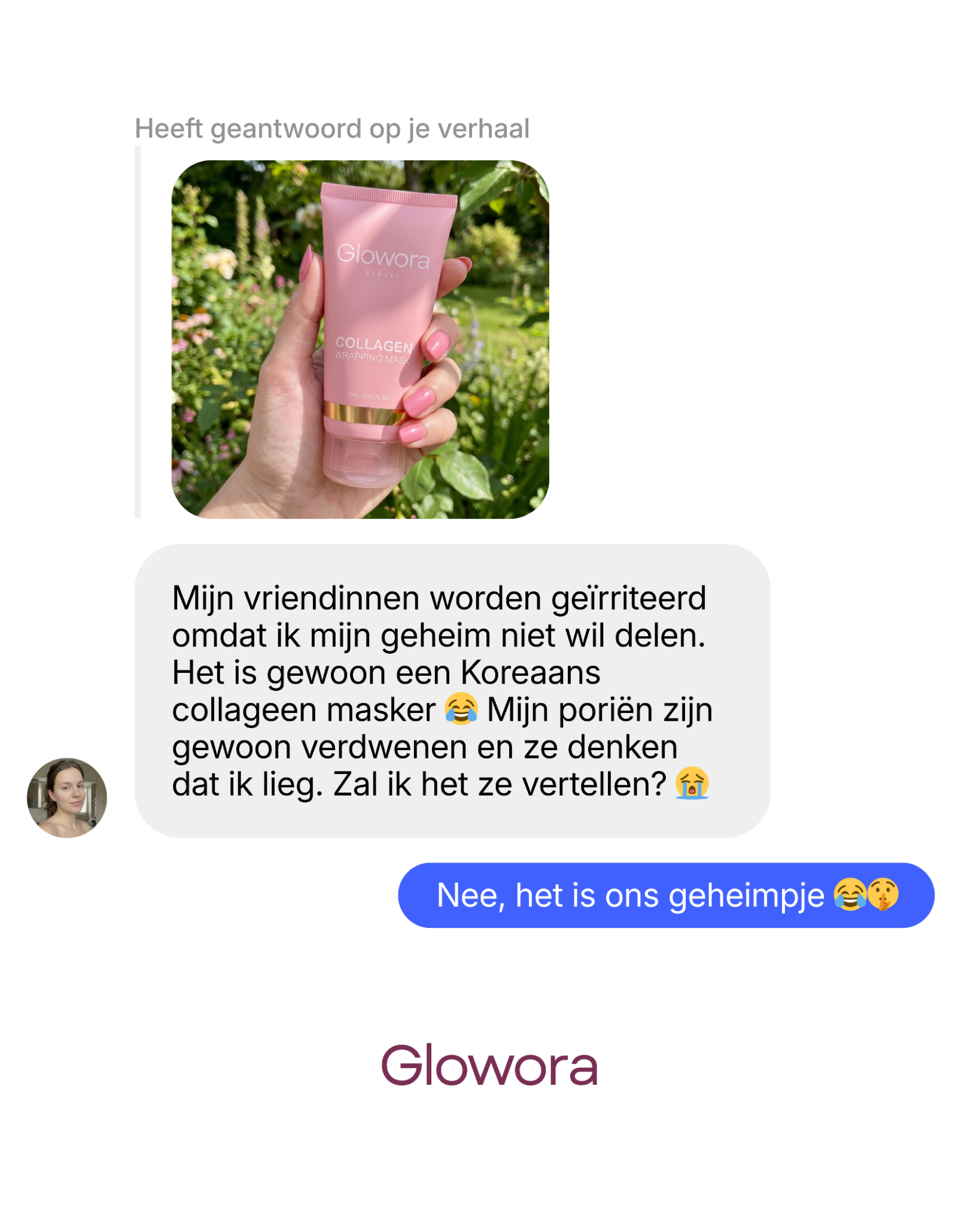 Glowora Facebook ad