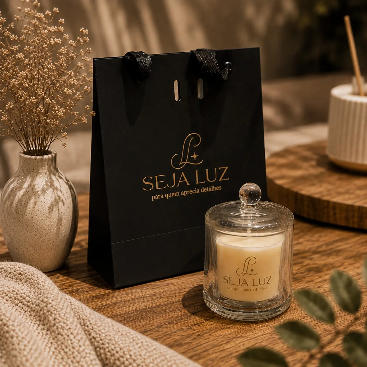 sejaluz_velas_aromaticas Facebook ad: Um presente que encanta
