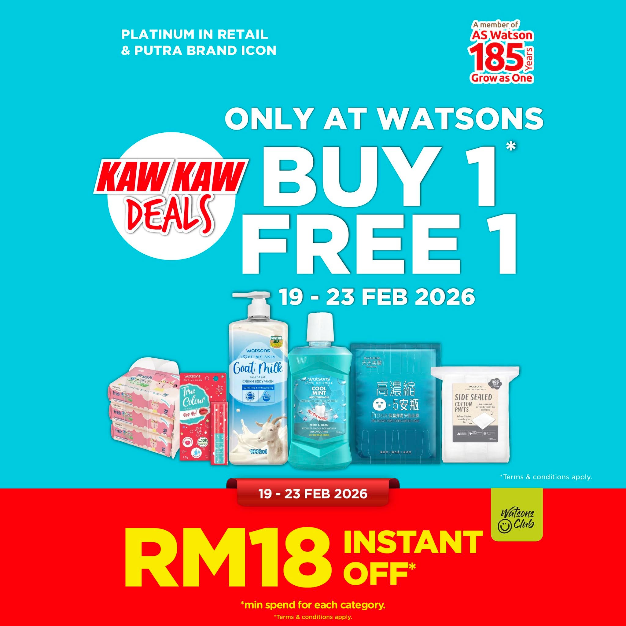 Watsons Facebook ad
