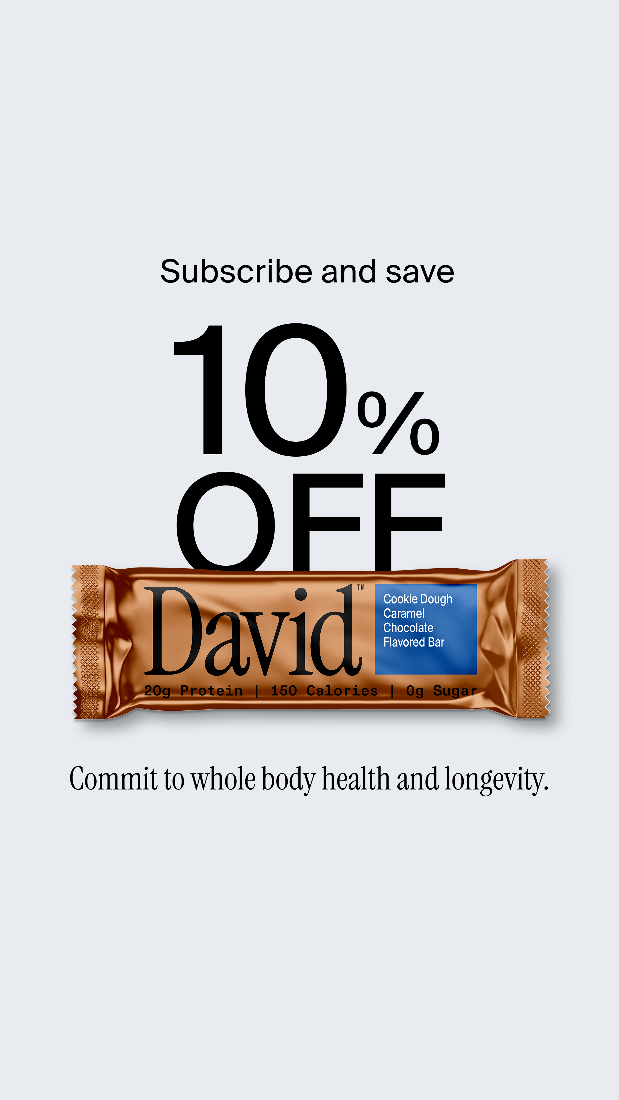 David Protein Facebook ad