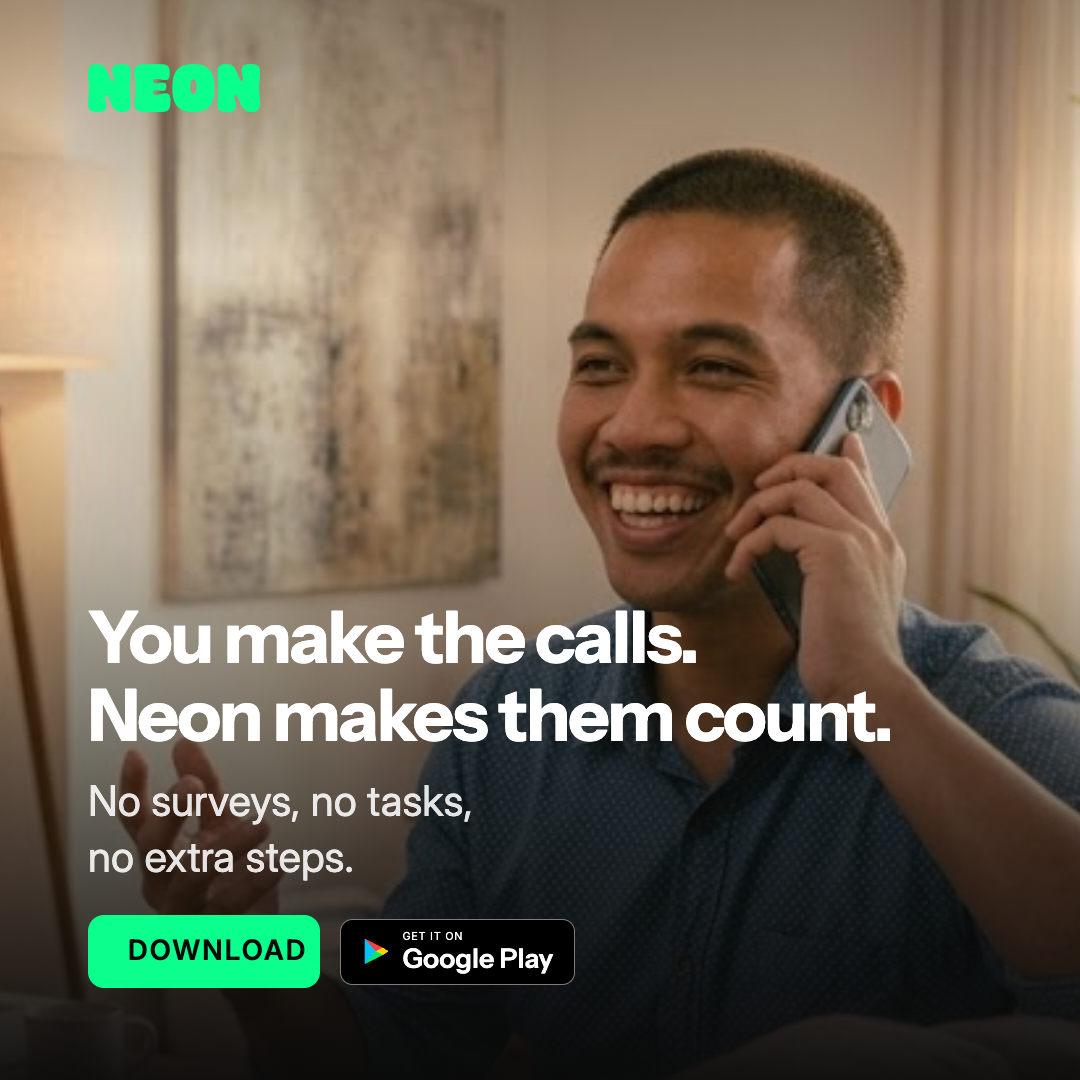 Neon Mobile Facebook ad