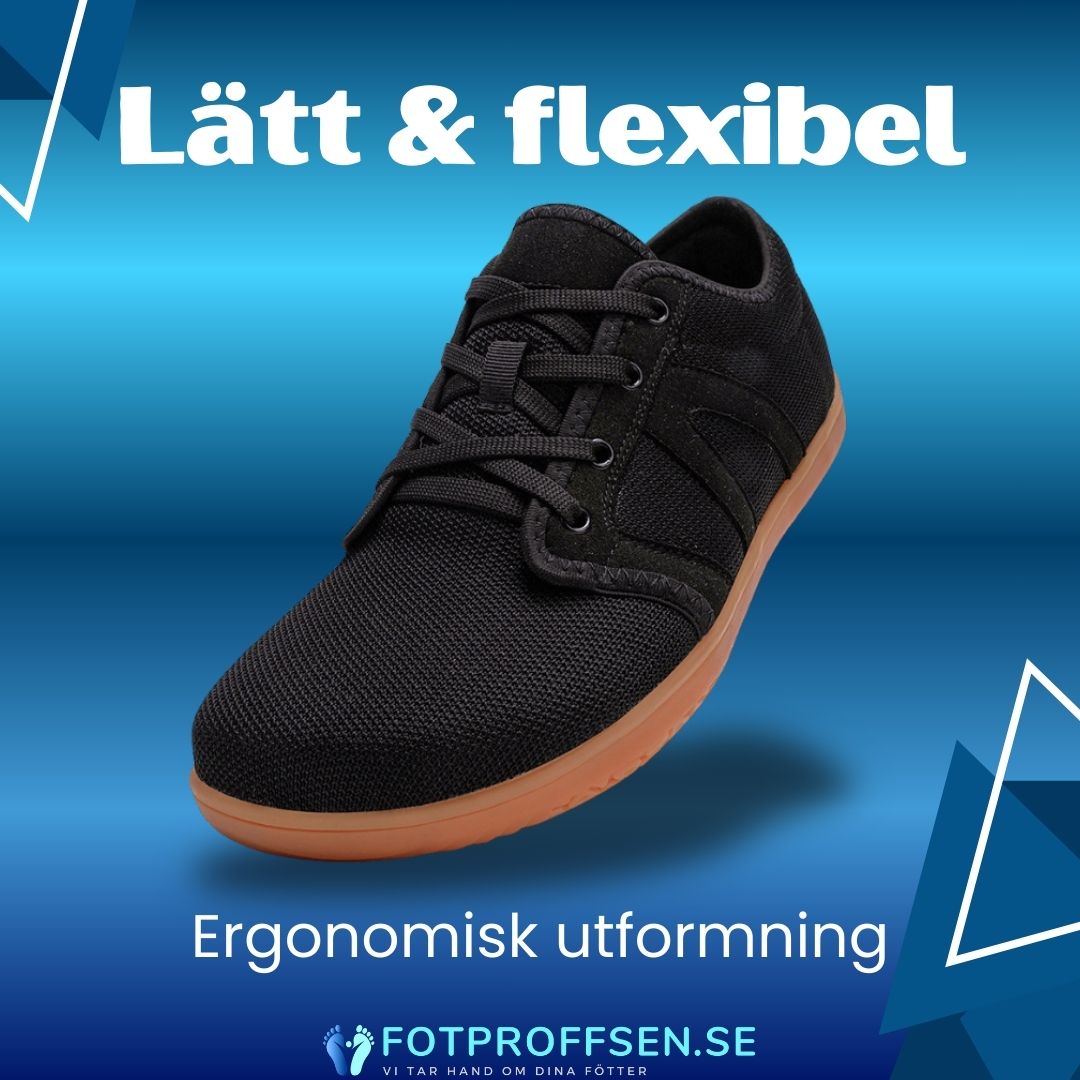 Fotproffsen.se Facebook ad: Känns dina skor trånga eller stela?
