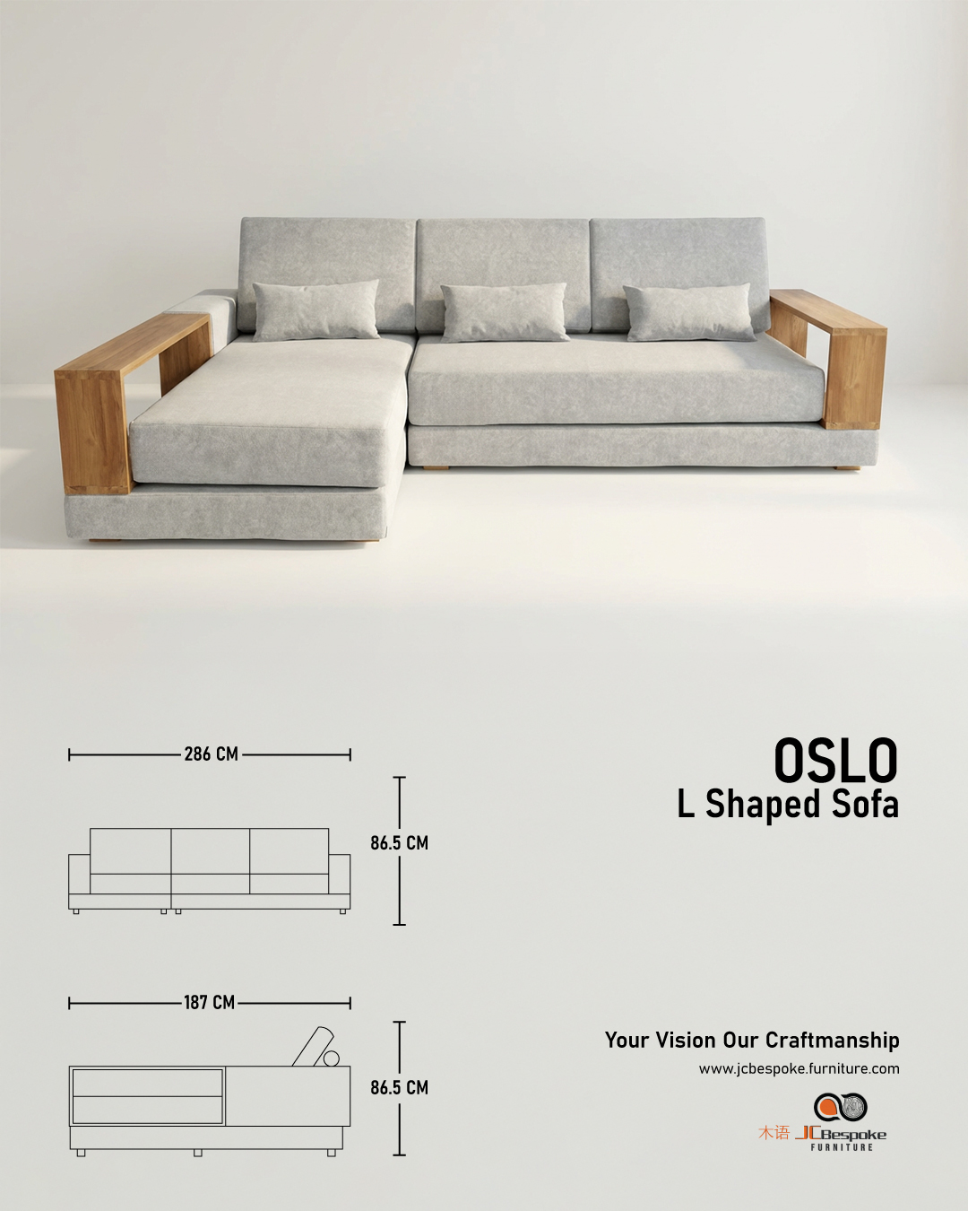 JCBespoke Teak Furniture Facebook ad