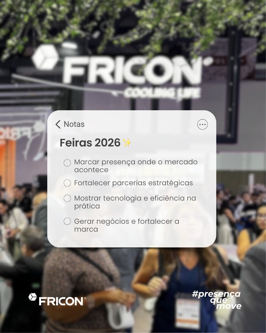 FRICON Brasil Facebook ad: 2026 já tem destino certo.