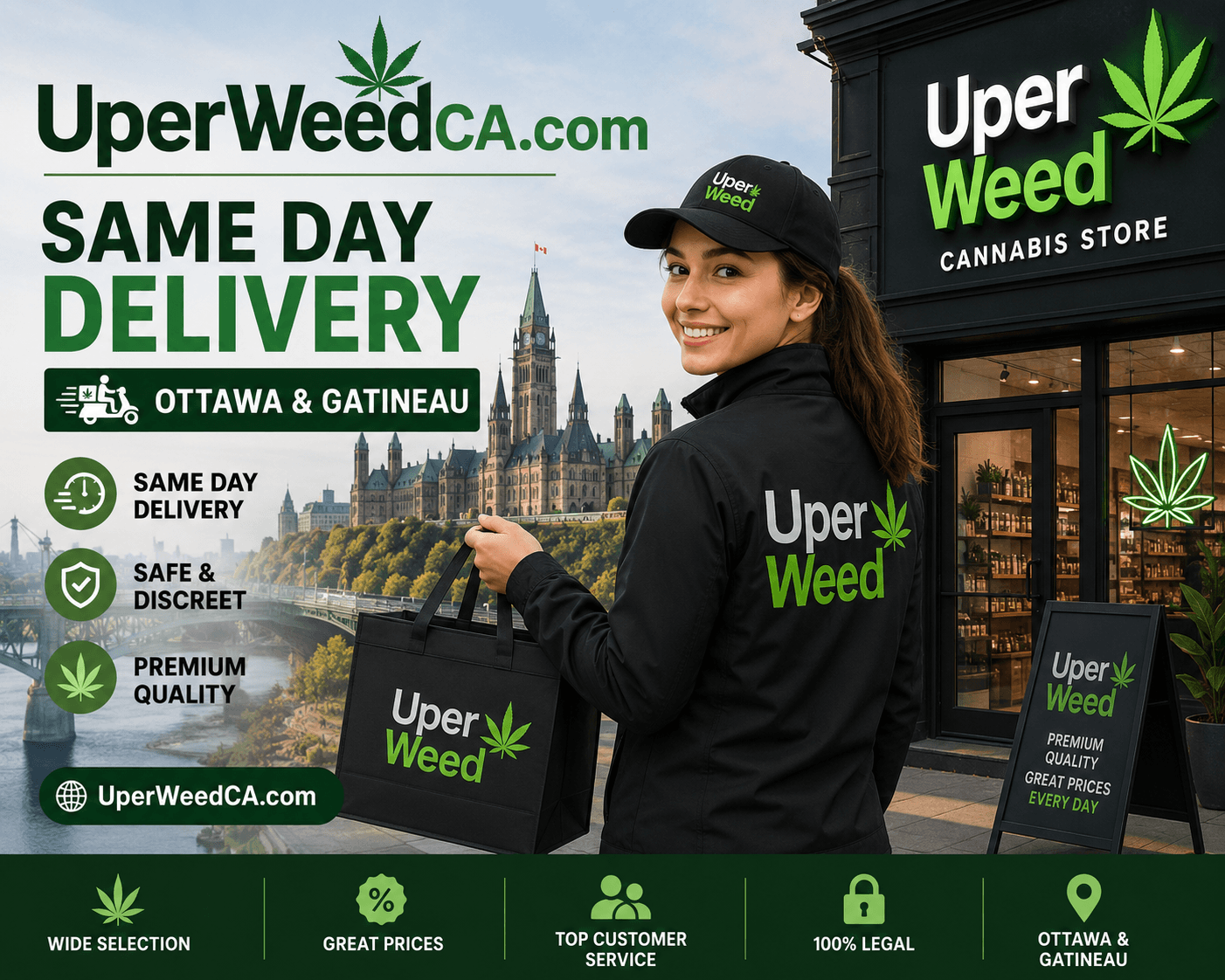 UperWeed Canada Facebook ad