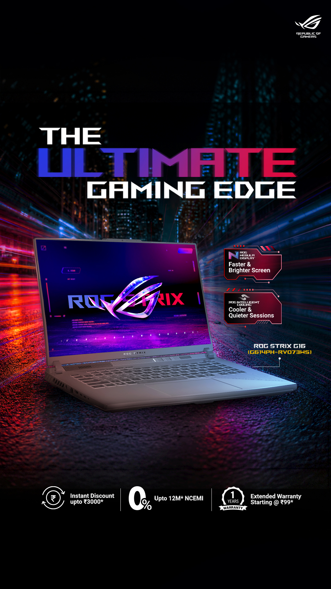 ASUS Republic of Gamers Facebook ad