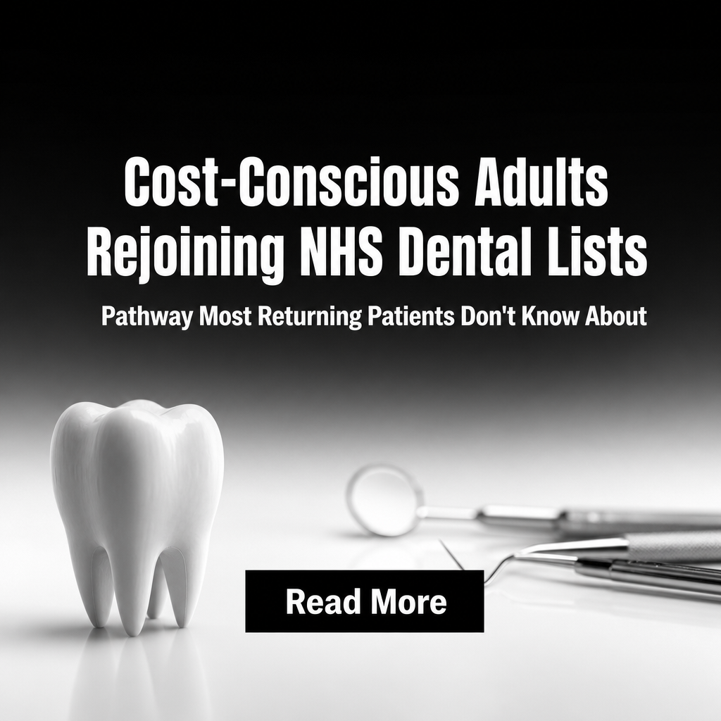Brainy Searches Facebook ad: How to Switch Back to an NHS Dentist in 2026: Waiting…