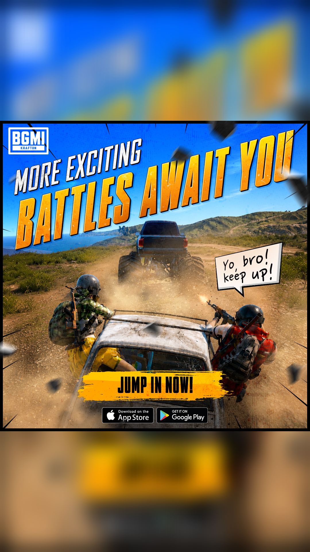 Battlegrounds Mobile India Facebook ad