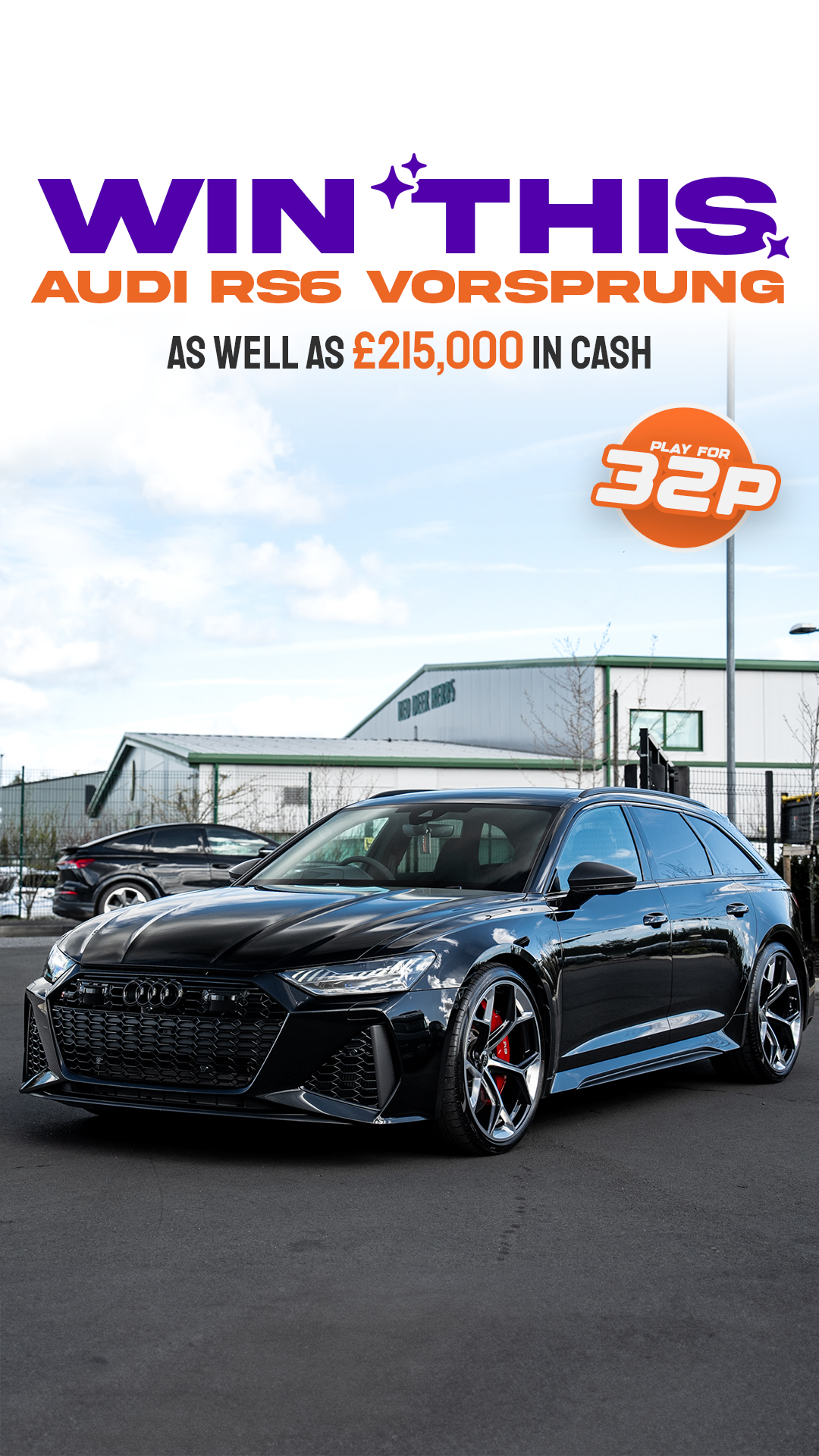 Dream Car Giveaways Facebook ad