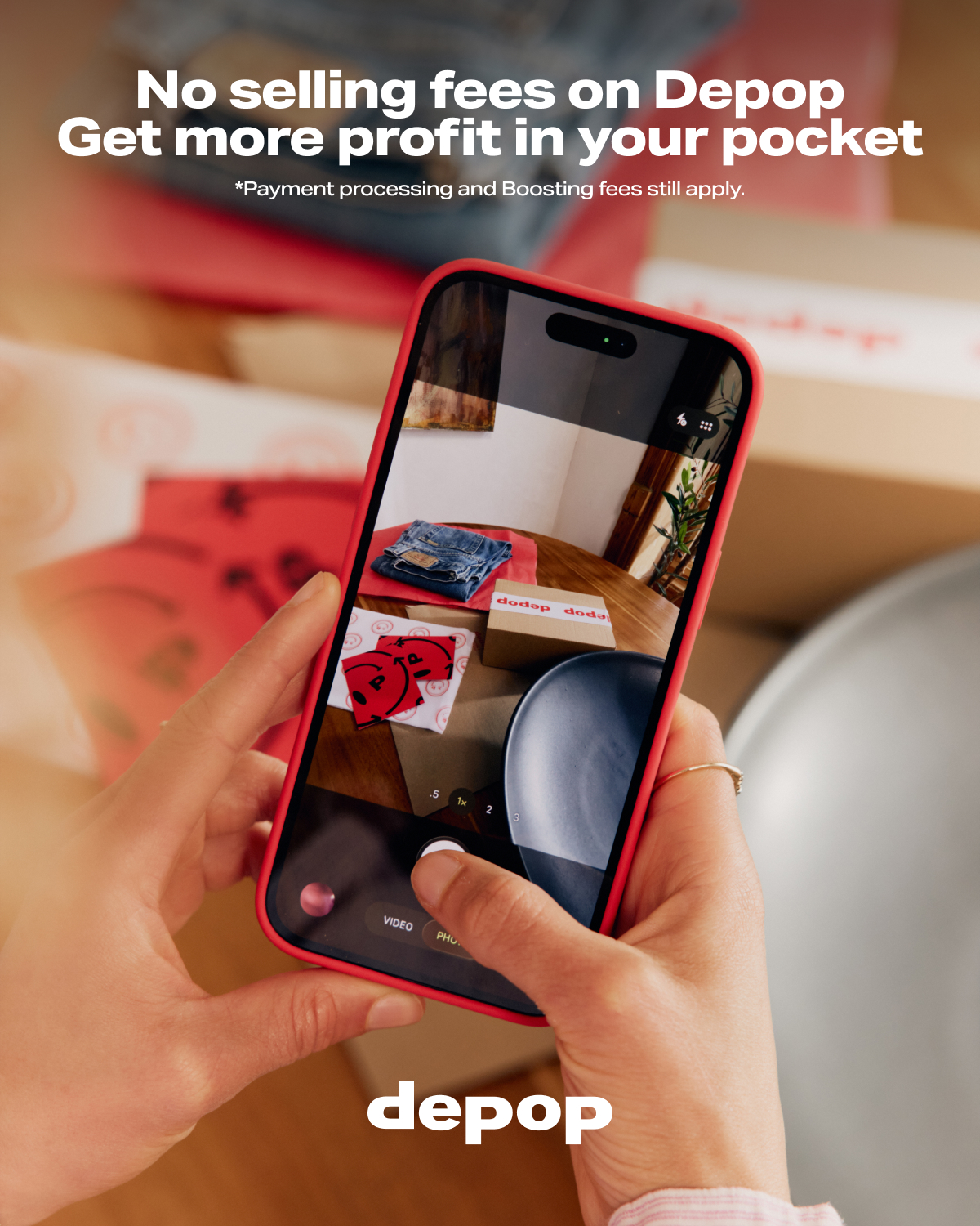 Depop Facebook ad from Aug 3, 2026