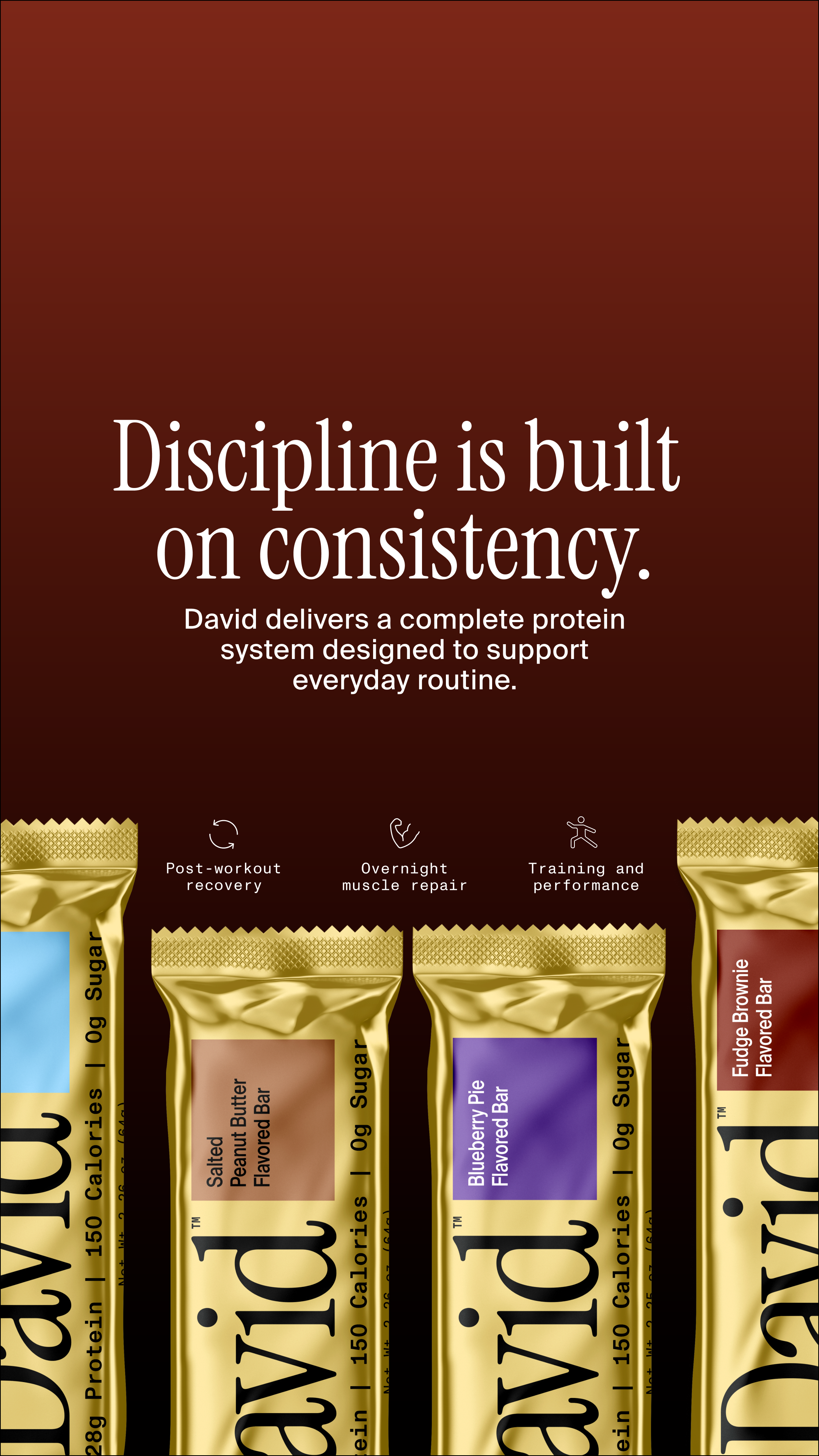 David Protein Facebook ad