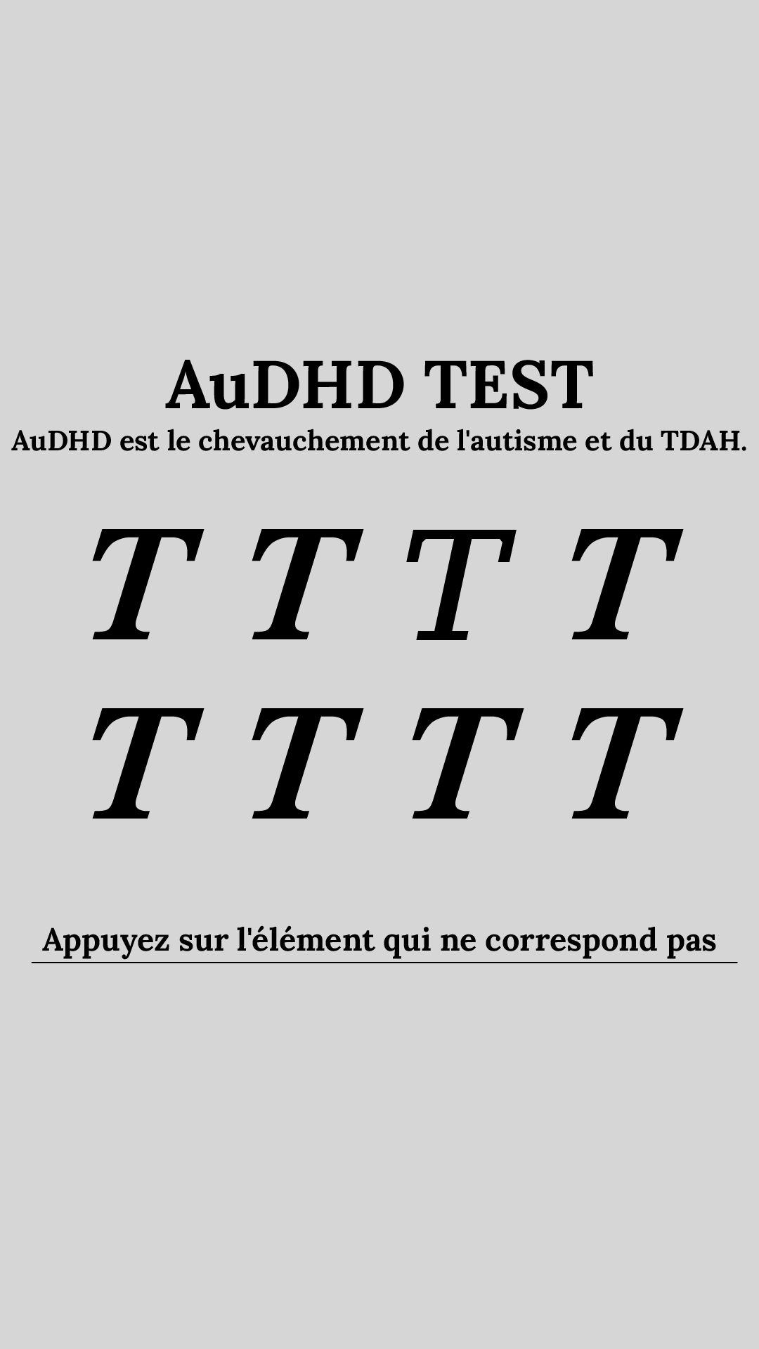 International IQ test Facebook ad