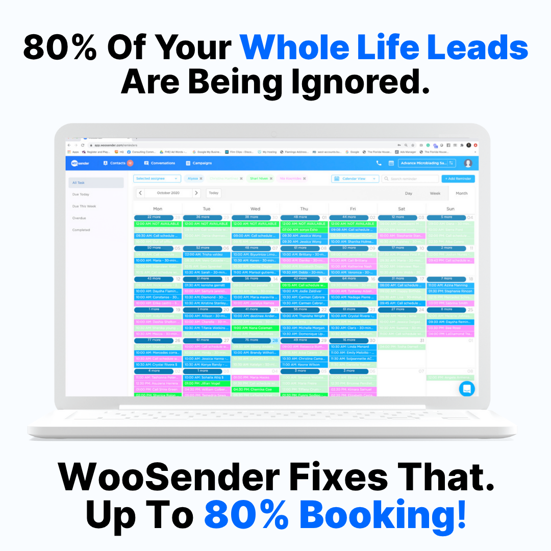 WooSender AI Facebook ad