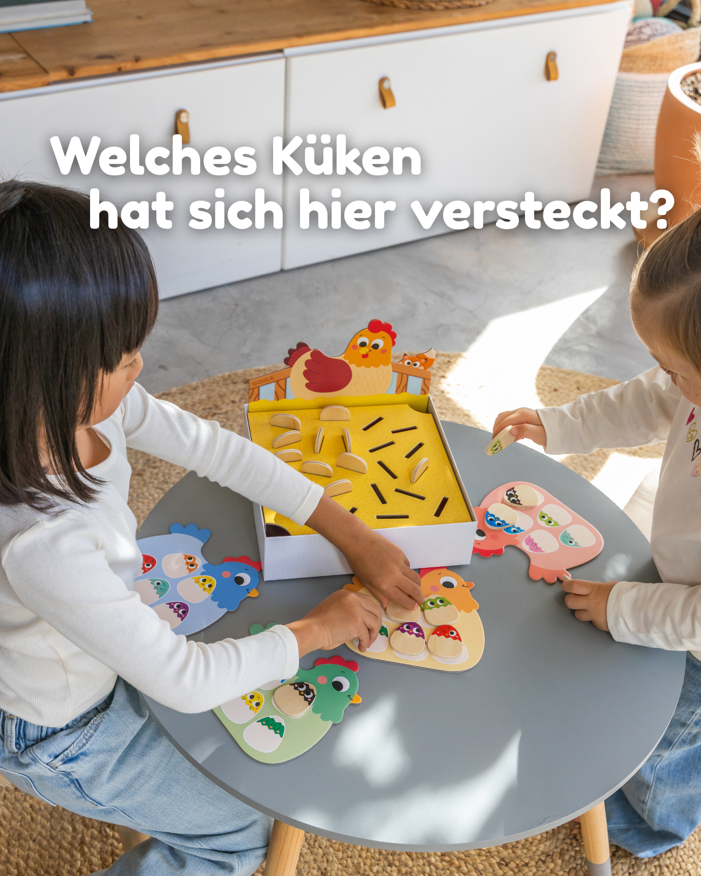 Jumboplay Facebook ad: Das Spiel Versteckte Küken von Goula bringt fröhliche…