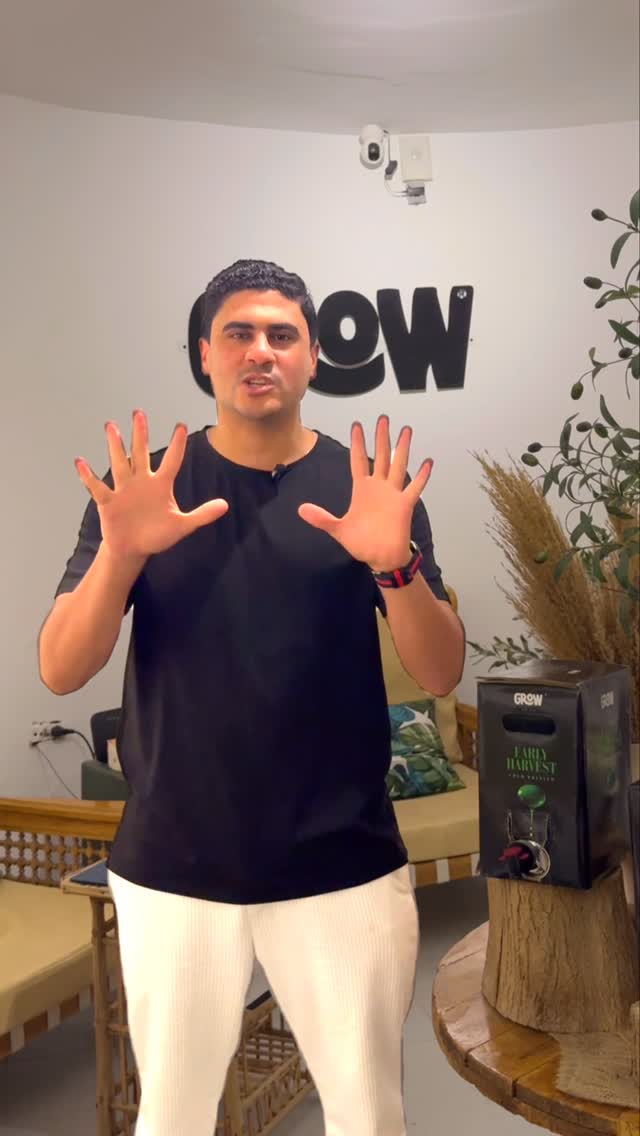 Grow Facebook ad: ١٠ أسباب ليه تشترى جرو زيت زيتون القطفة…