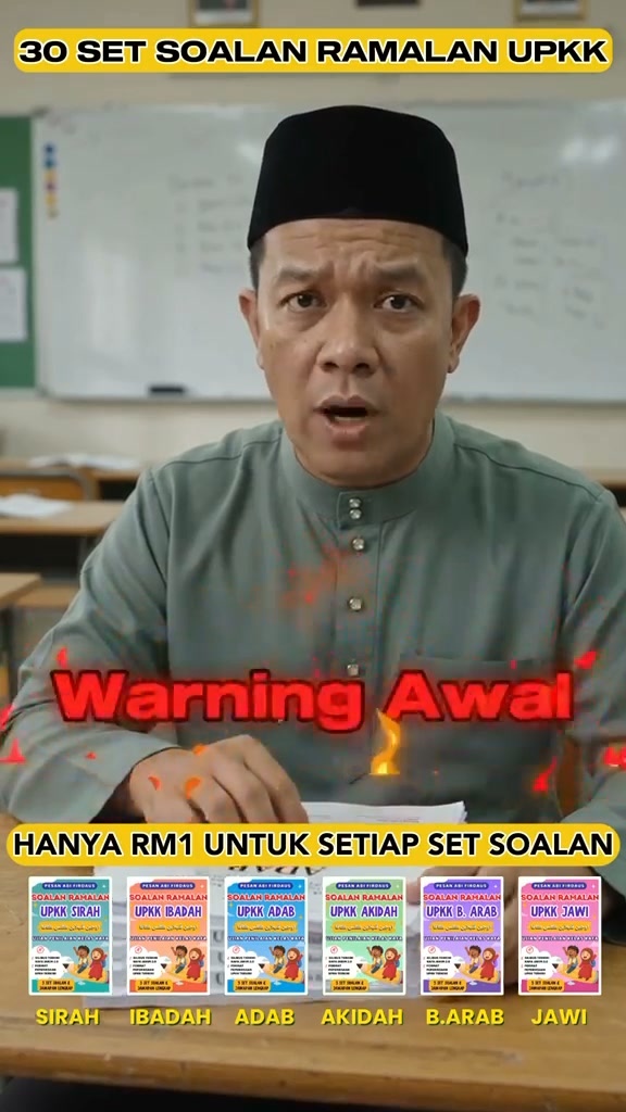 Cemerlang KAFA Facebook ad: Bantu Anak Skor A UPKK 2026!