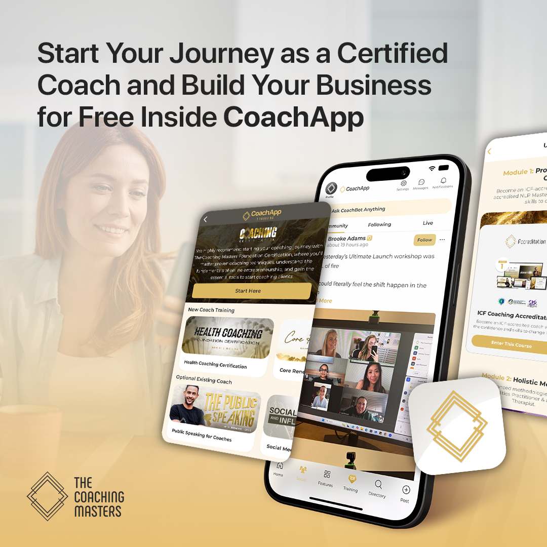The Coaching Masters Community  Facebook ad
