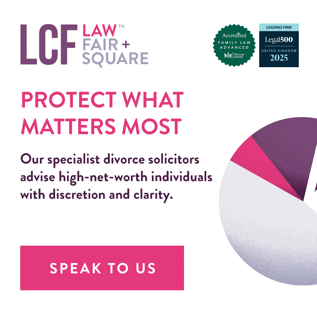LCF Law Facebook ad: Divorce can be complex.