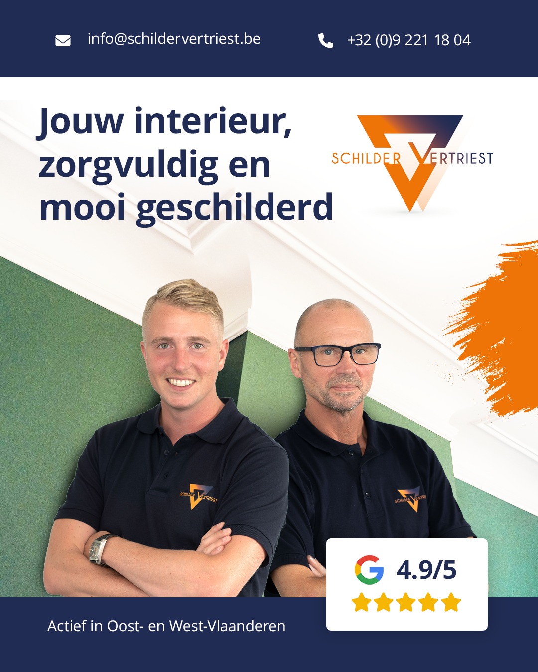 Schilder Vertriest Facebook ad: Schilderwerk binnen - Schilder Vertriest