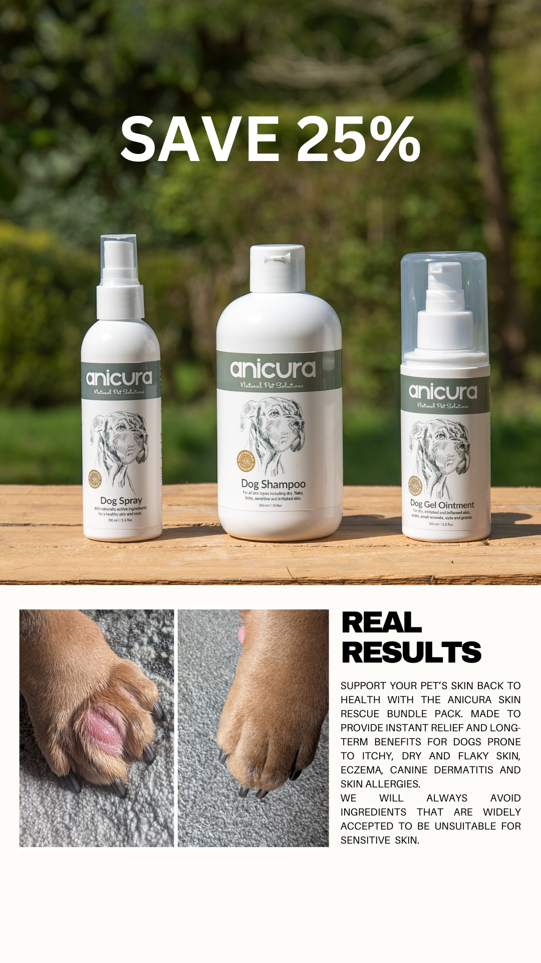 Anicura Natural Pet Solutions Facebook ad