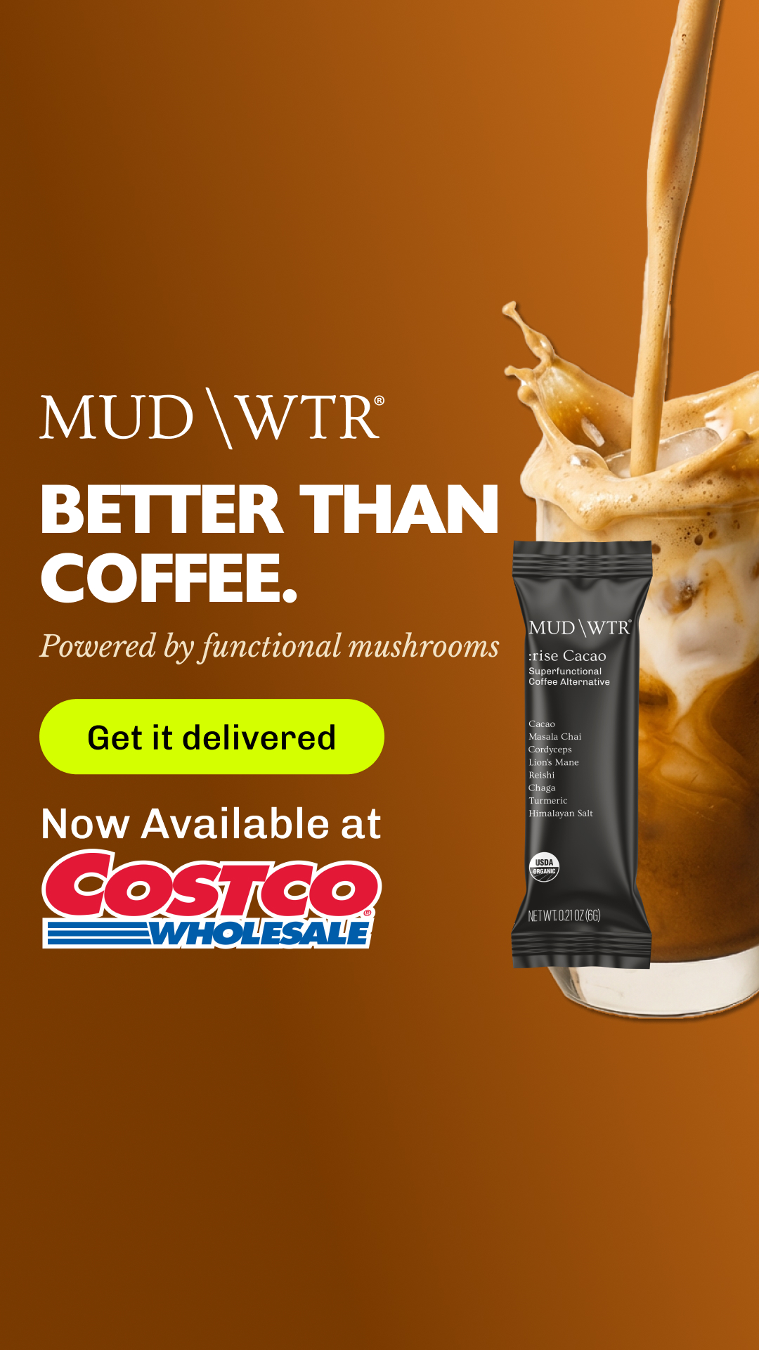 MUD\WTR Facebook ad