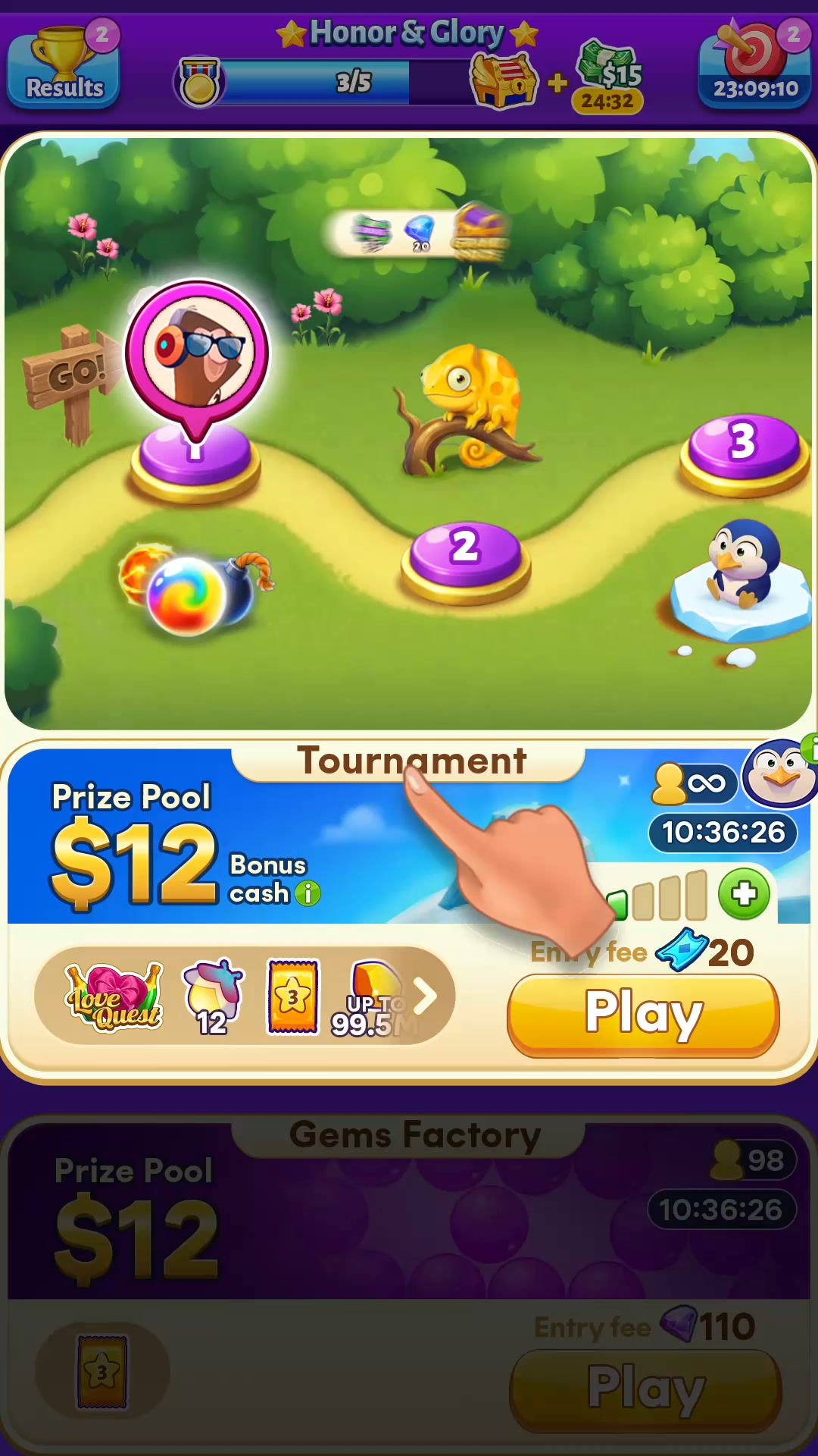Bubble Cash Facebook ad: Play to EARN