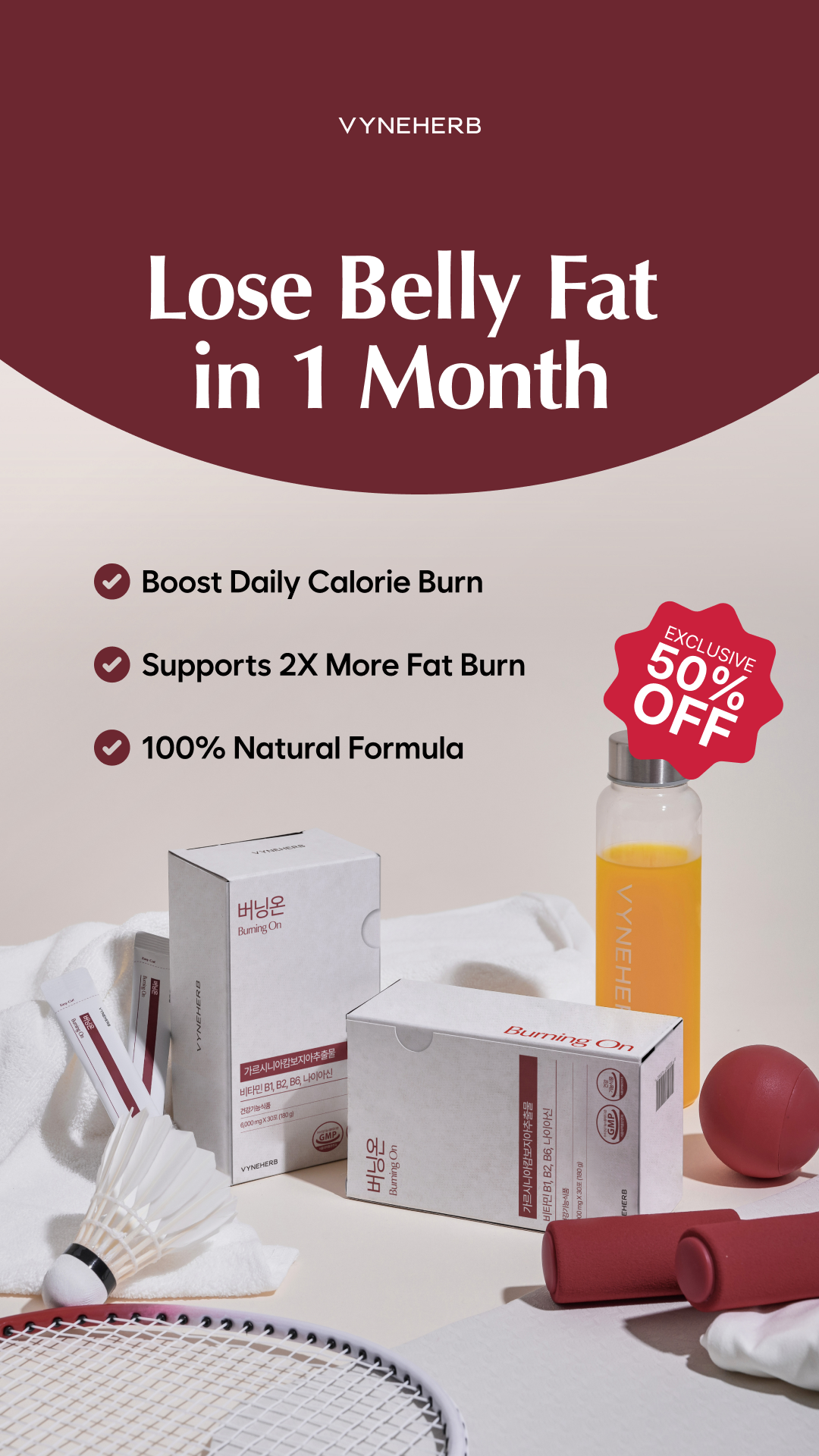Vyneherb Facebook ad