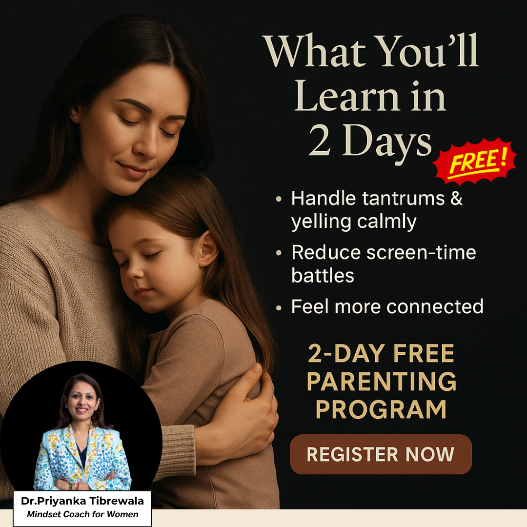 Parentingwithpriyanka Facebook ad: Free 2-Day Parenting Program for Moms