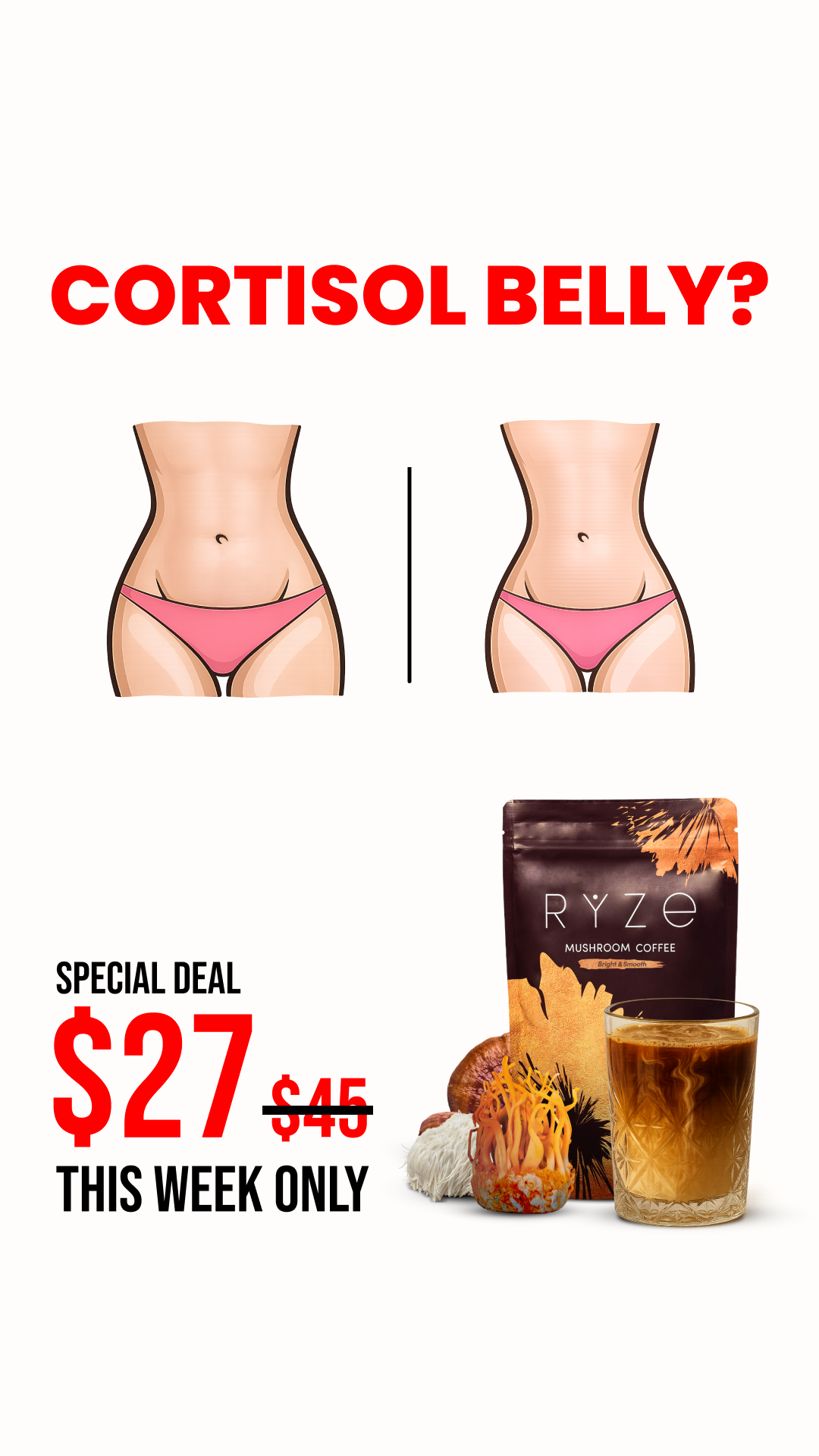 RYZE Superfoods Facebook ad
