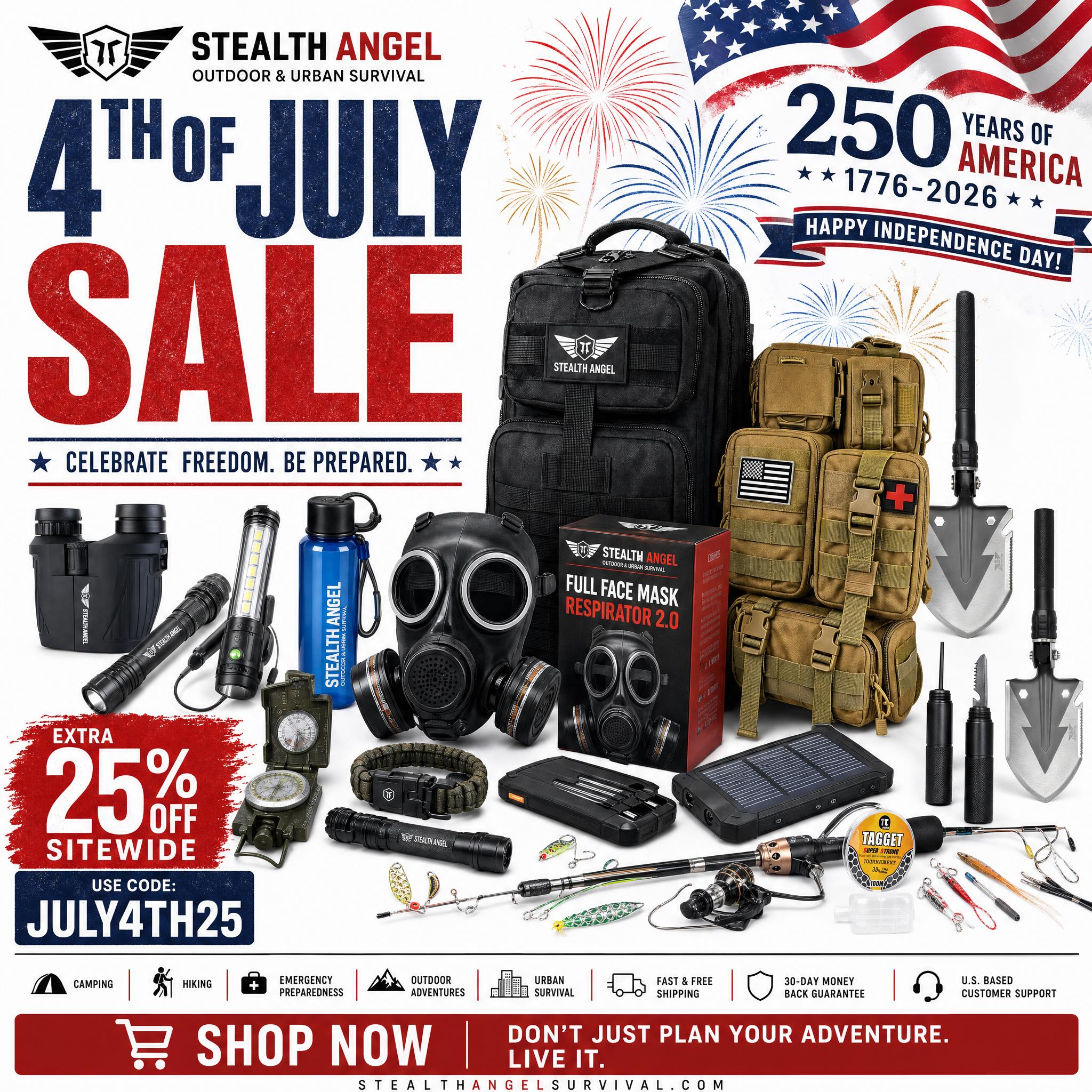 Stealth Angel Survival Facebook ad