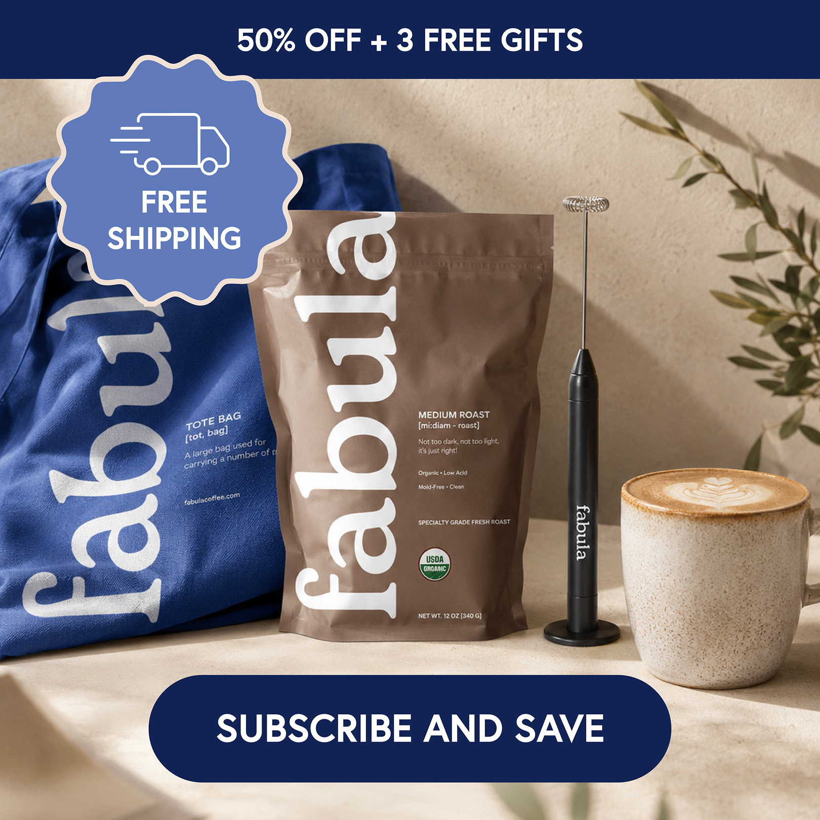Fabula Coffee Facebook ad