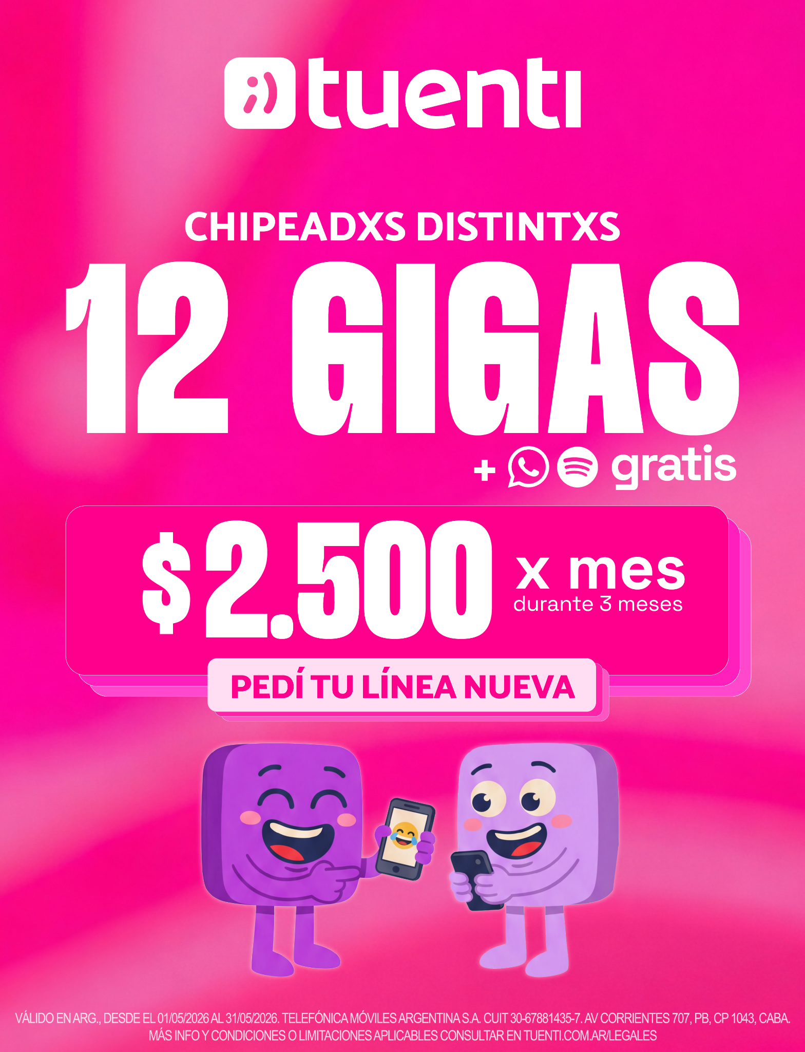 Tuenti Argentina Facebook ad
