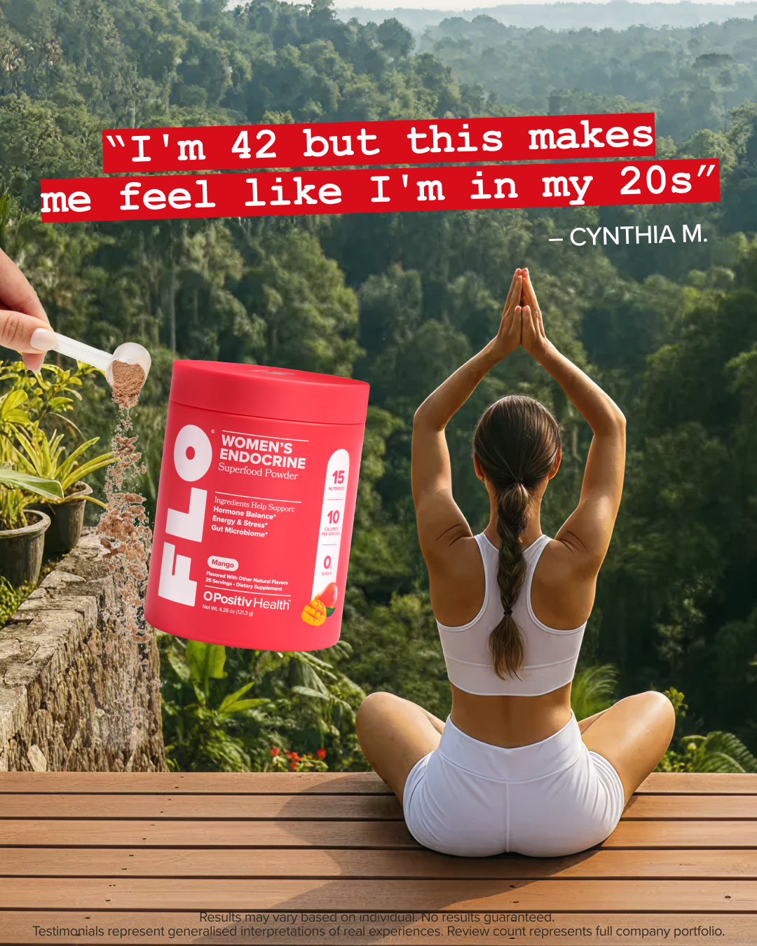 O Positiv Women's Health Facebook ad
