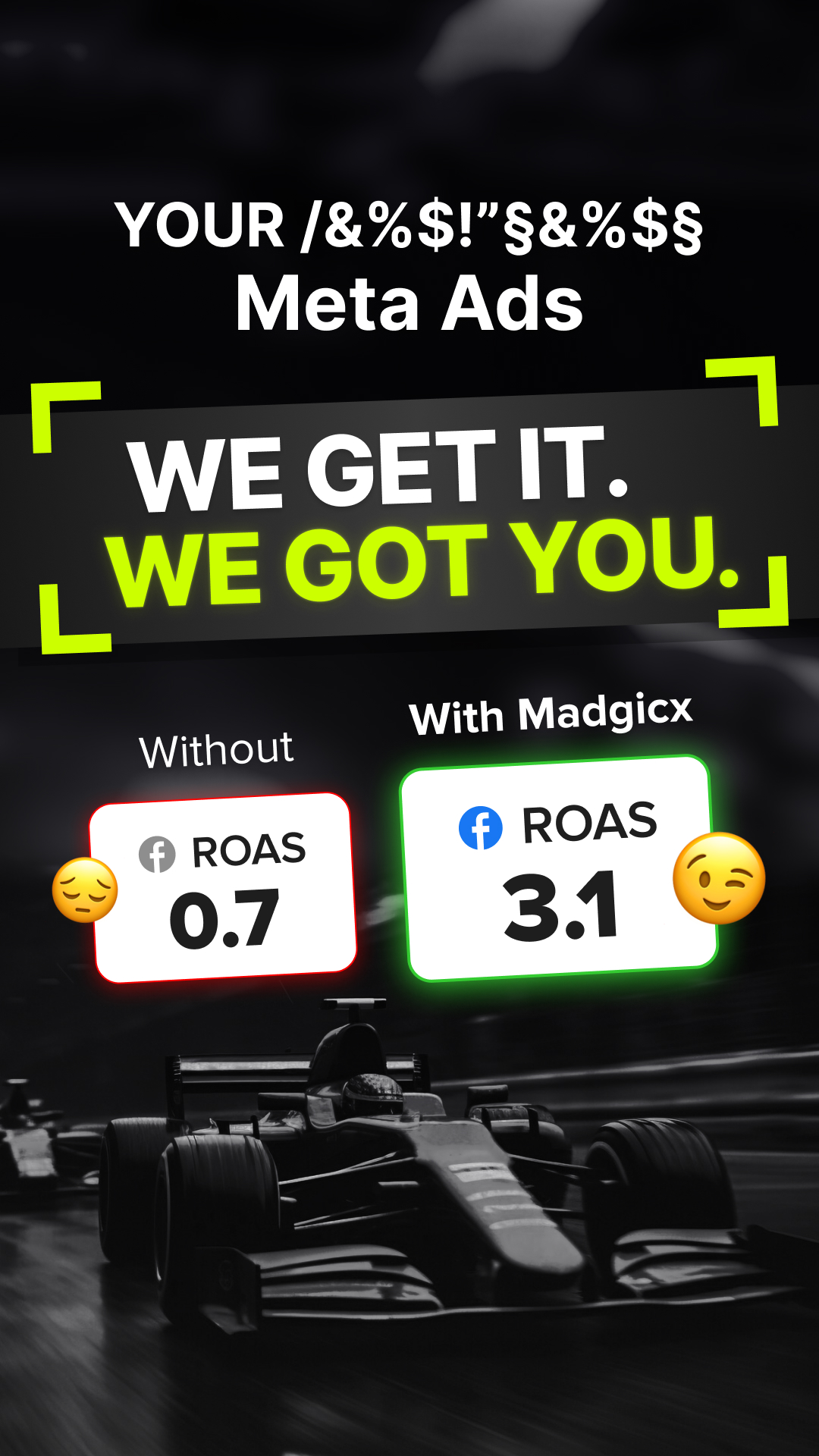 madgicx.com Facebook ad