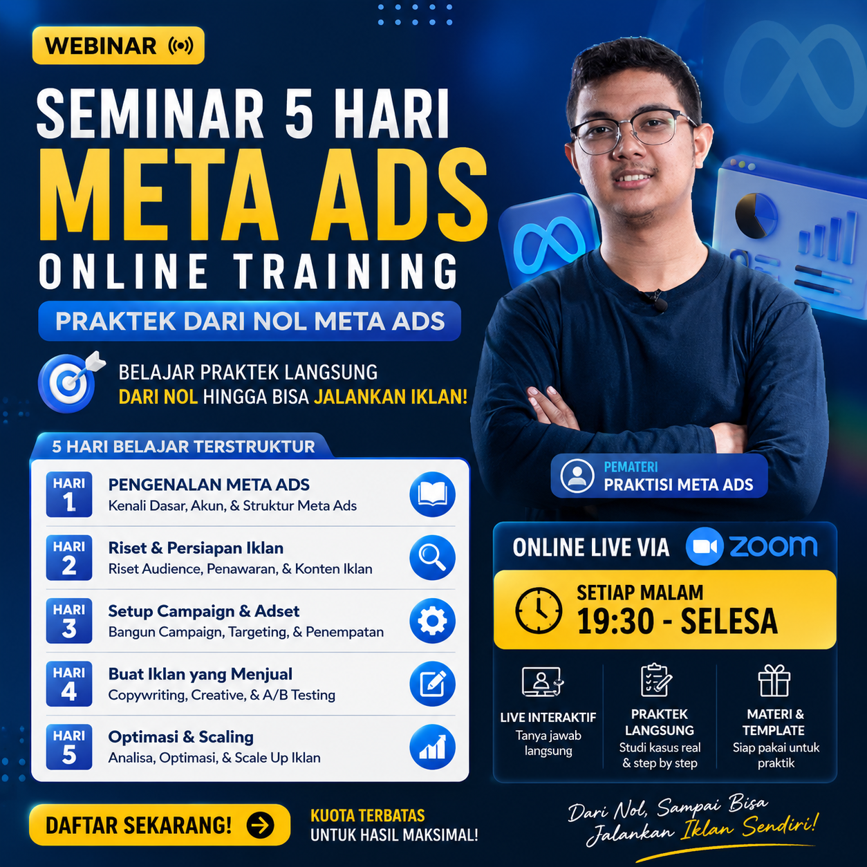 Zan abdullah Facebook ad: 5 Hari Berturut-turut