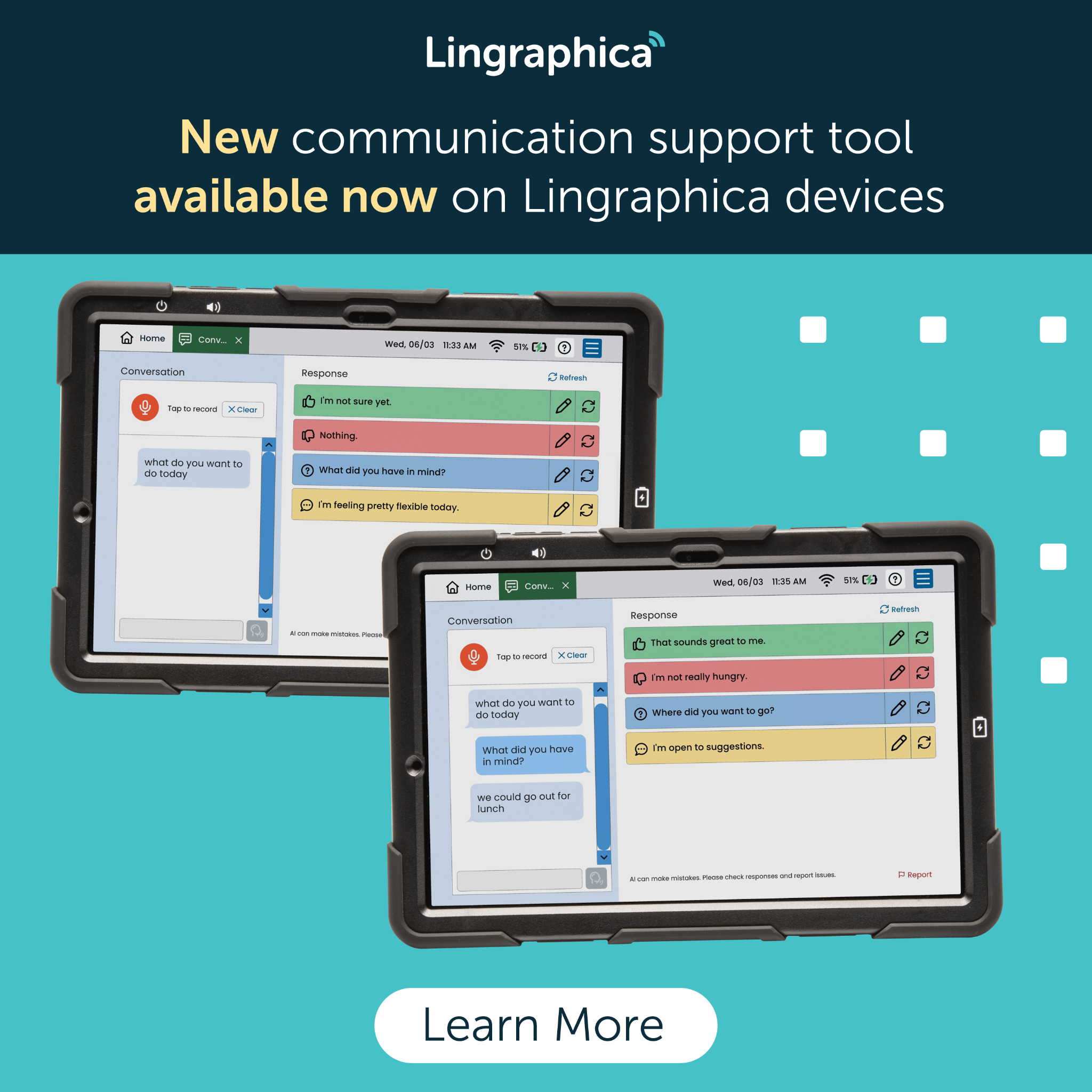 Lingraphica Facebook ad