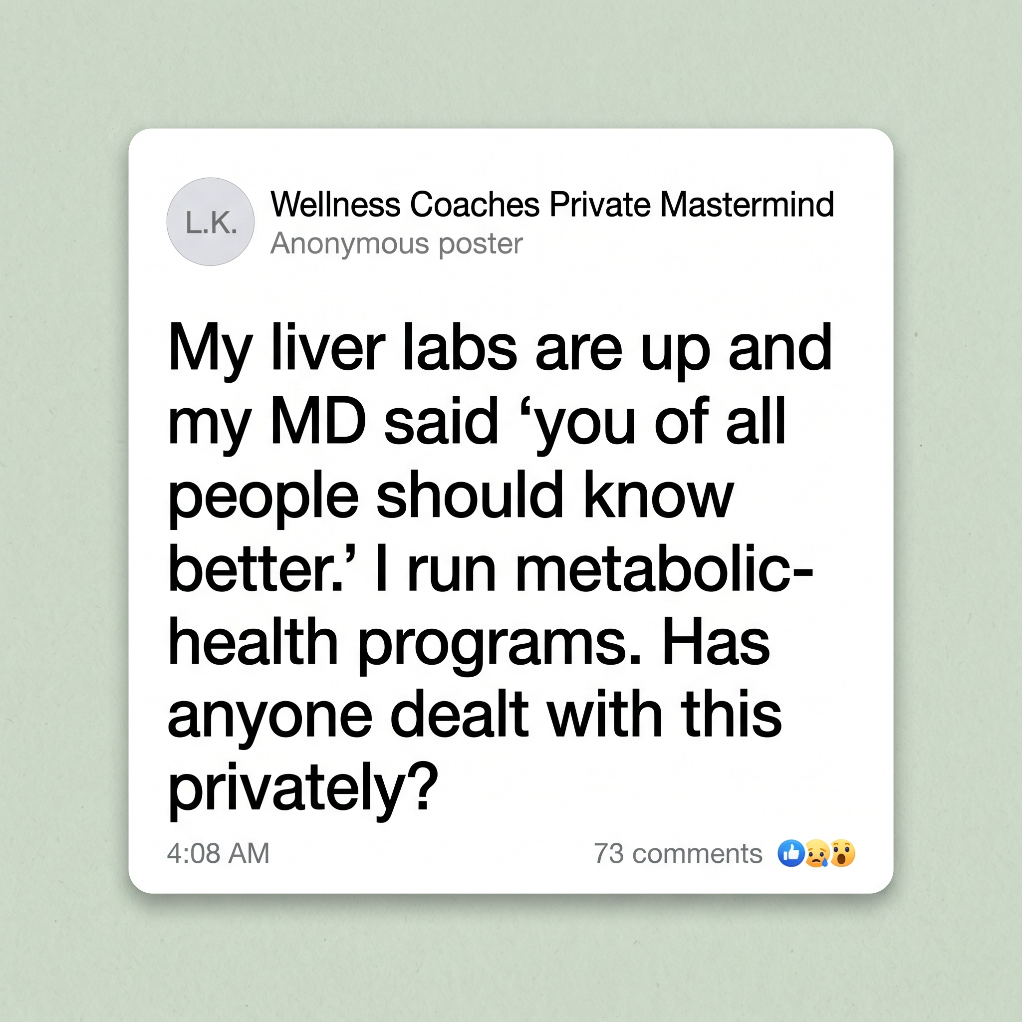 Amy Wright Facebook ad