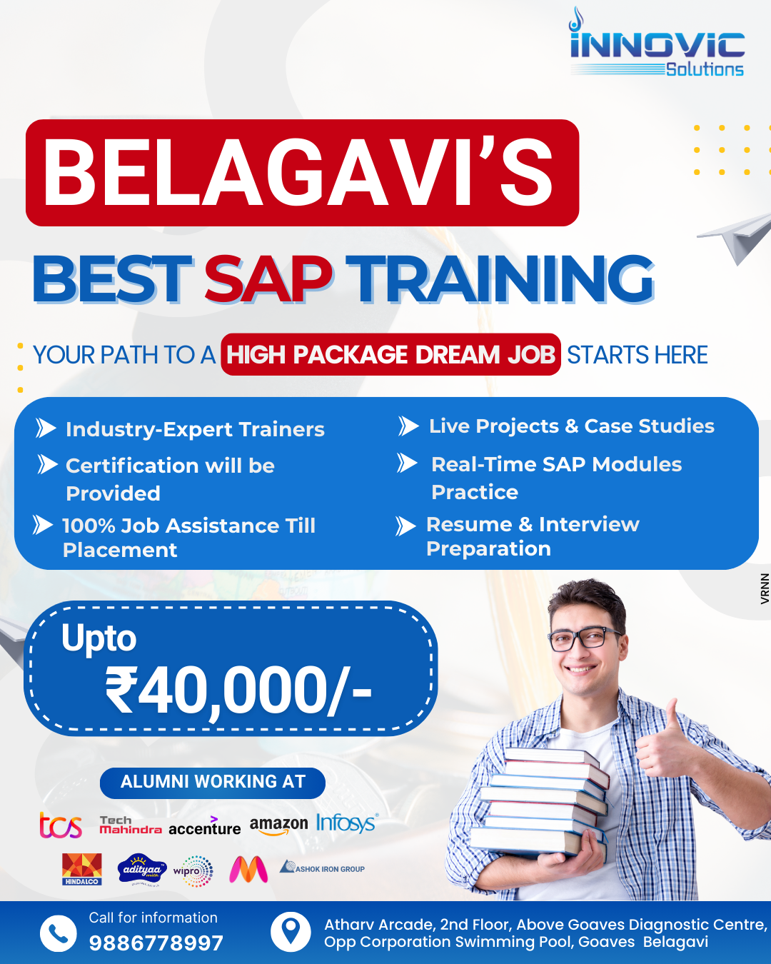 Innovic Solutions, Belagavi Facebook ad: Get Offer